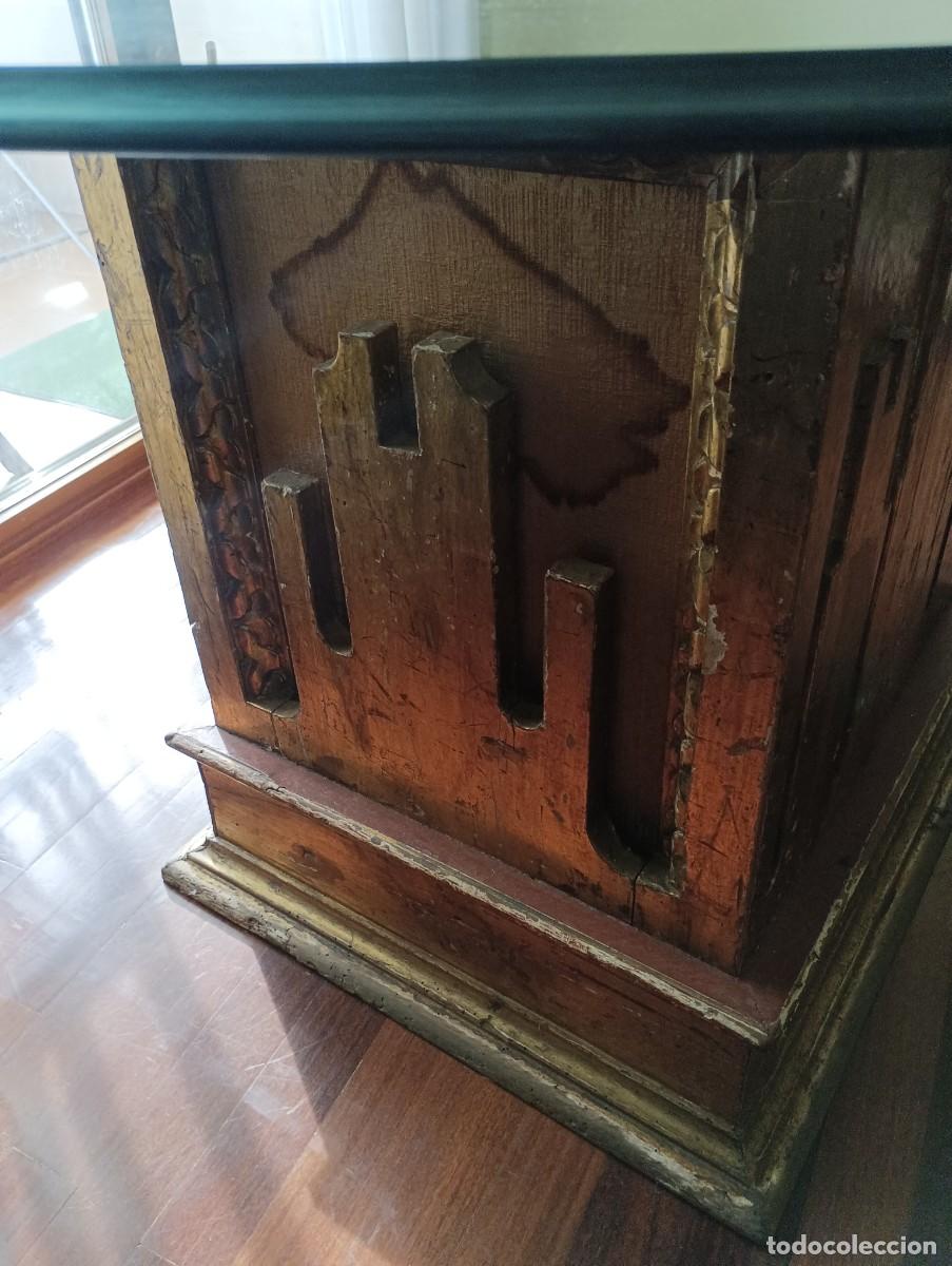 Antig&uuml;edades: MESA ALTAR S. XVIII, RECONVERTIDA A COMEDOR. - Foto 26