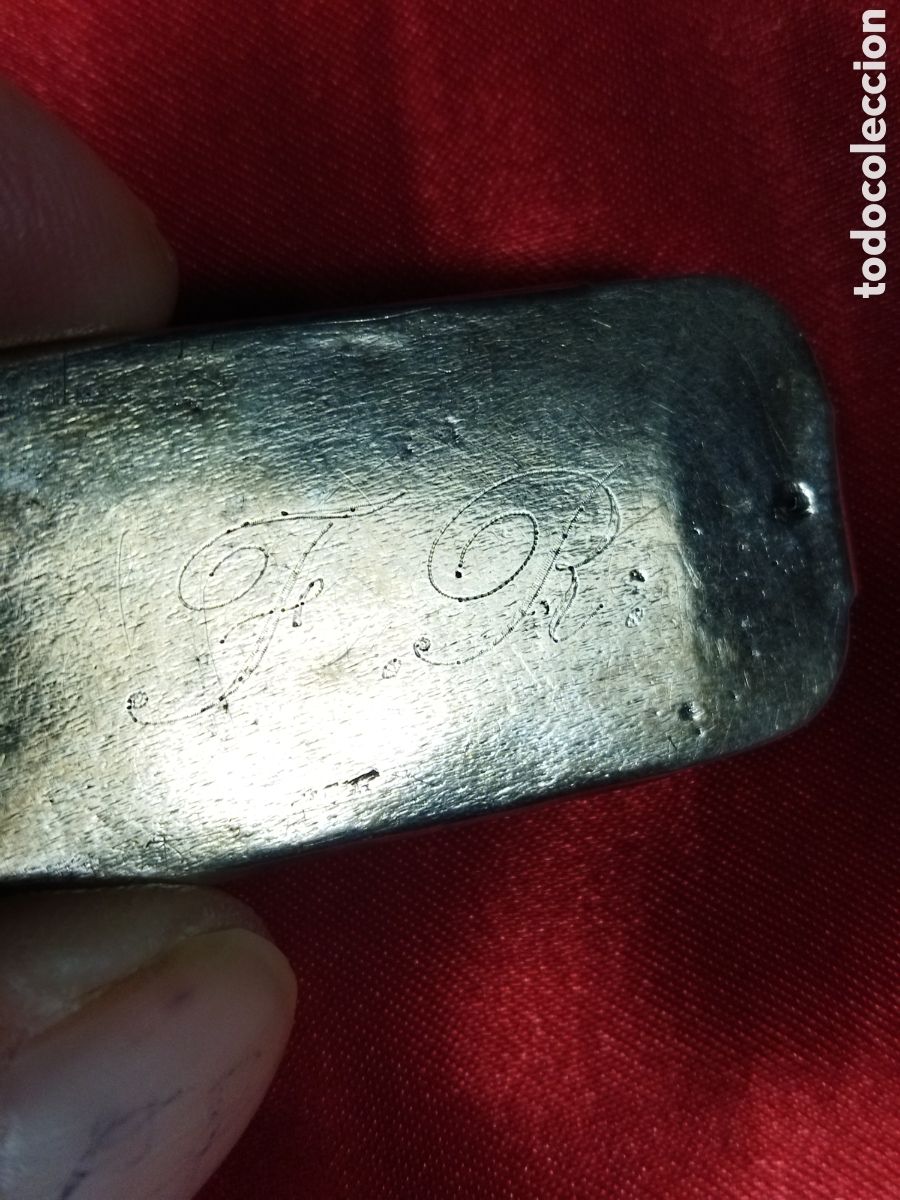 Antig&uuml;edades: Pastillero plata vintage - Foto 2