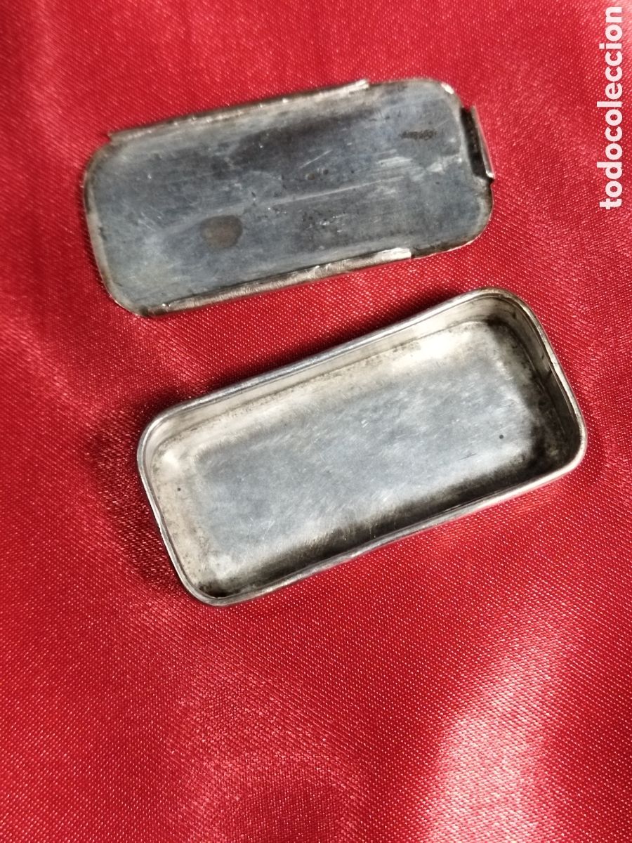 Antig&uuml;edades: Pastillero plata vintage - Foto 4