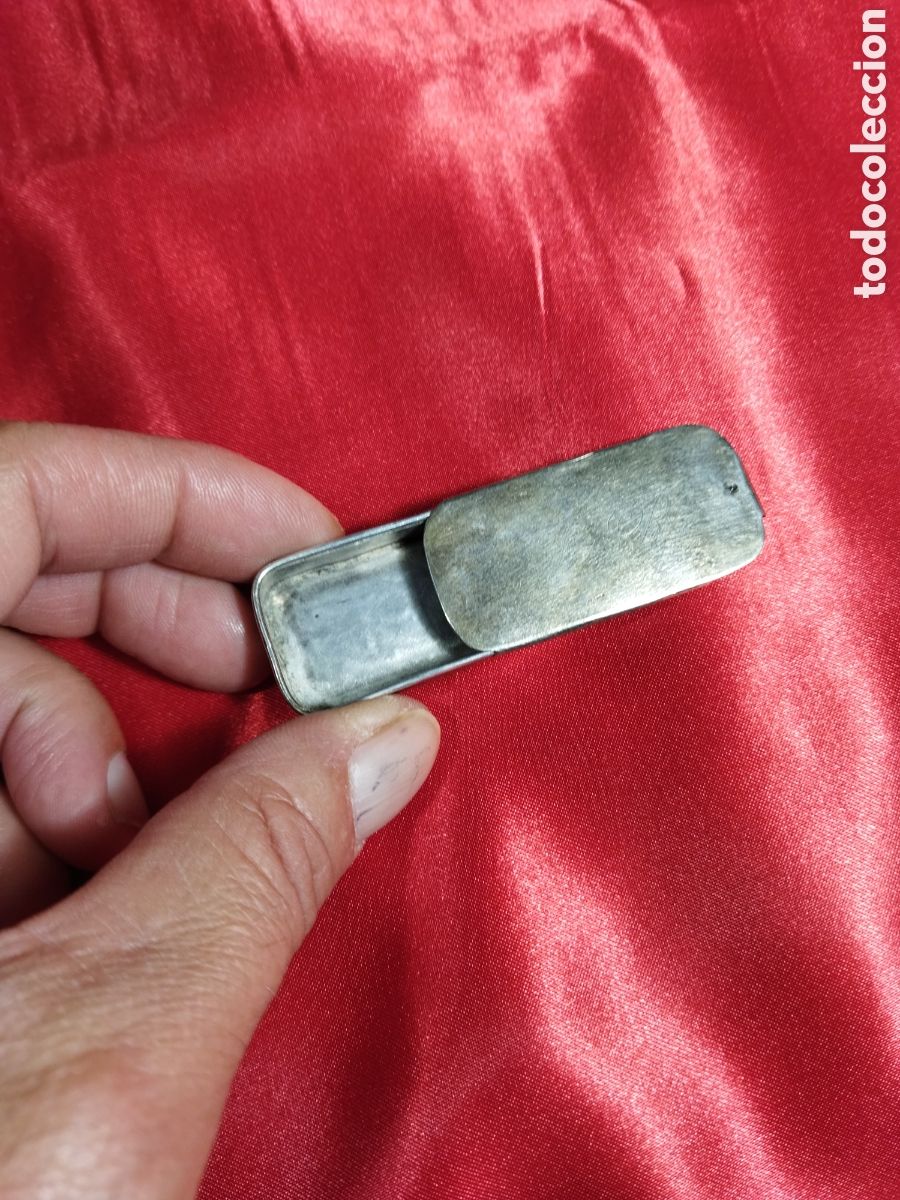 Antig&uuml;edades: Pastillero plata vintage - Foto 5