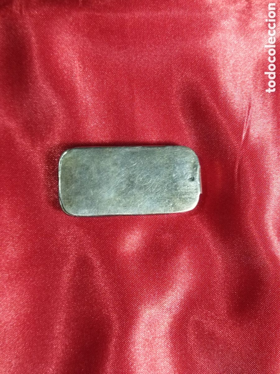 Antig&uuml;edades: Pastillero plata vintage - Foto 1