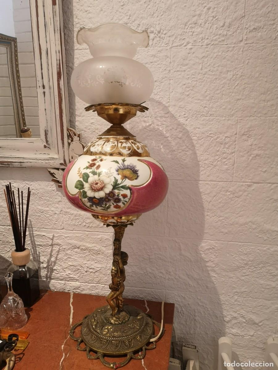Antig&uuml;edades: L&aacute;mpara de mesa, a&ntilde;os 70 - Foto 1