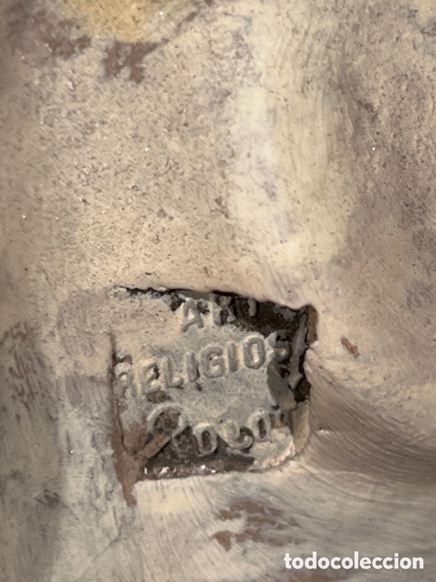 Antig&uuml;edades: SAGRADO CORAZ&Oacute;N JES&Uacute;S , OLOT, 65 CENTIMETROS - Foto 7