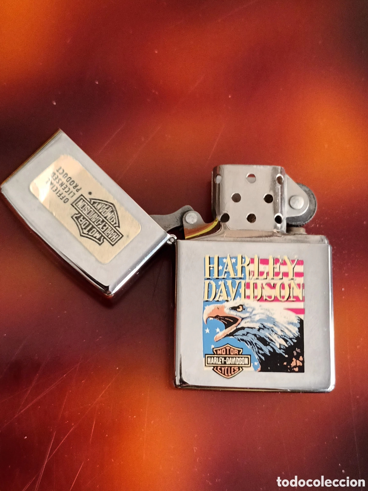 Antig&uuml;edades: ZiPPO mechero HARLEY DAVINSON - Foto 5