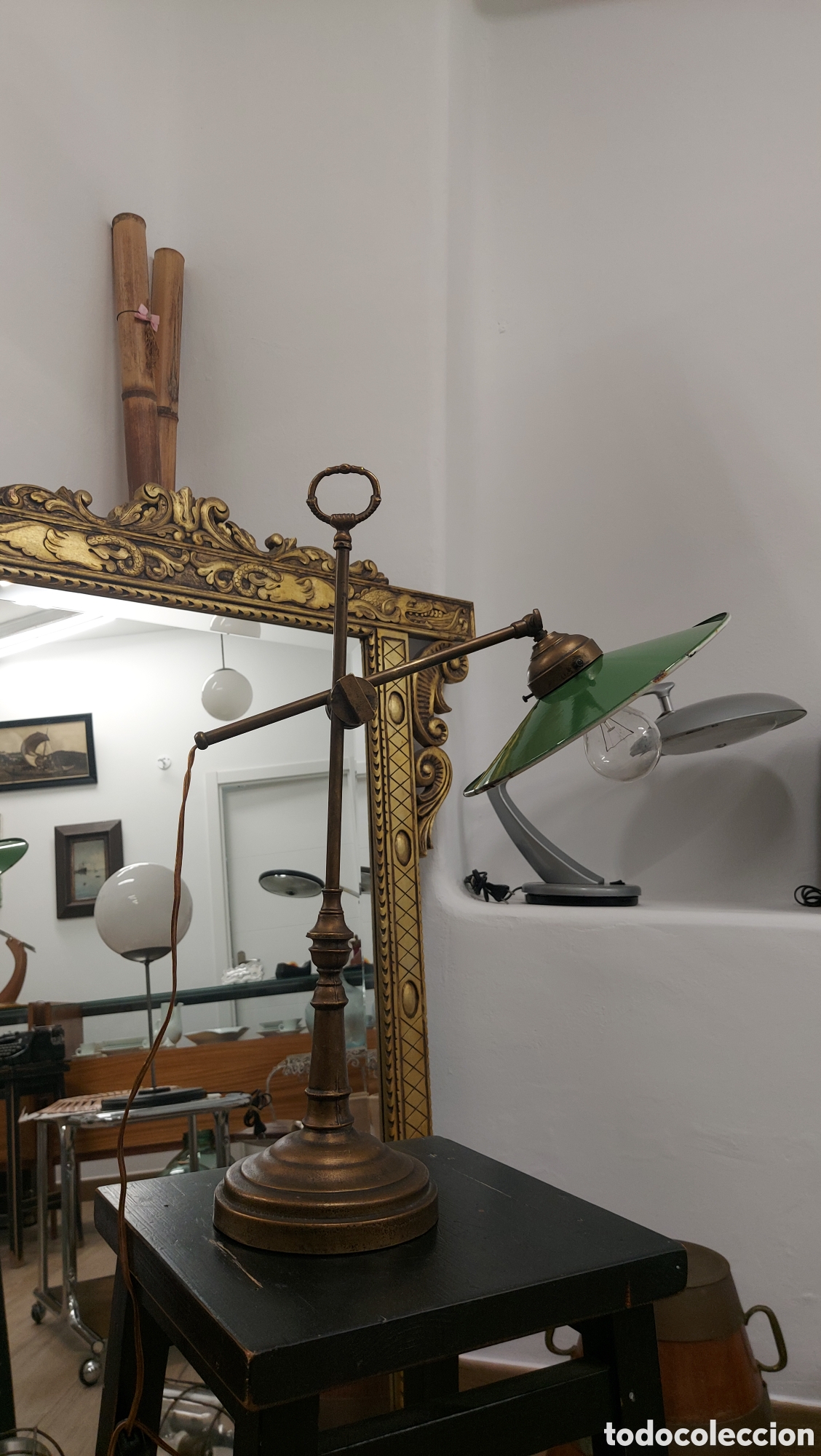 Antig&uuml;edades: L&aacute;mpara de despacho Art Dec&oacute; - Foto 3