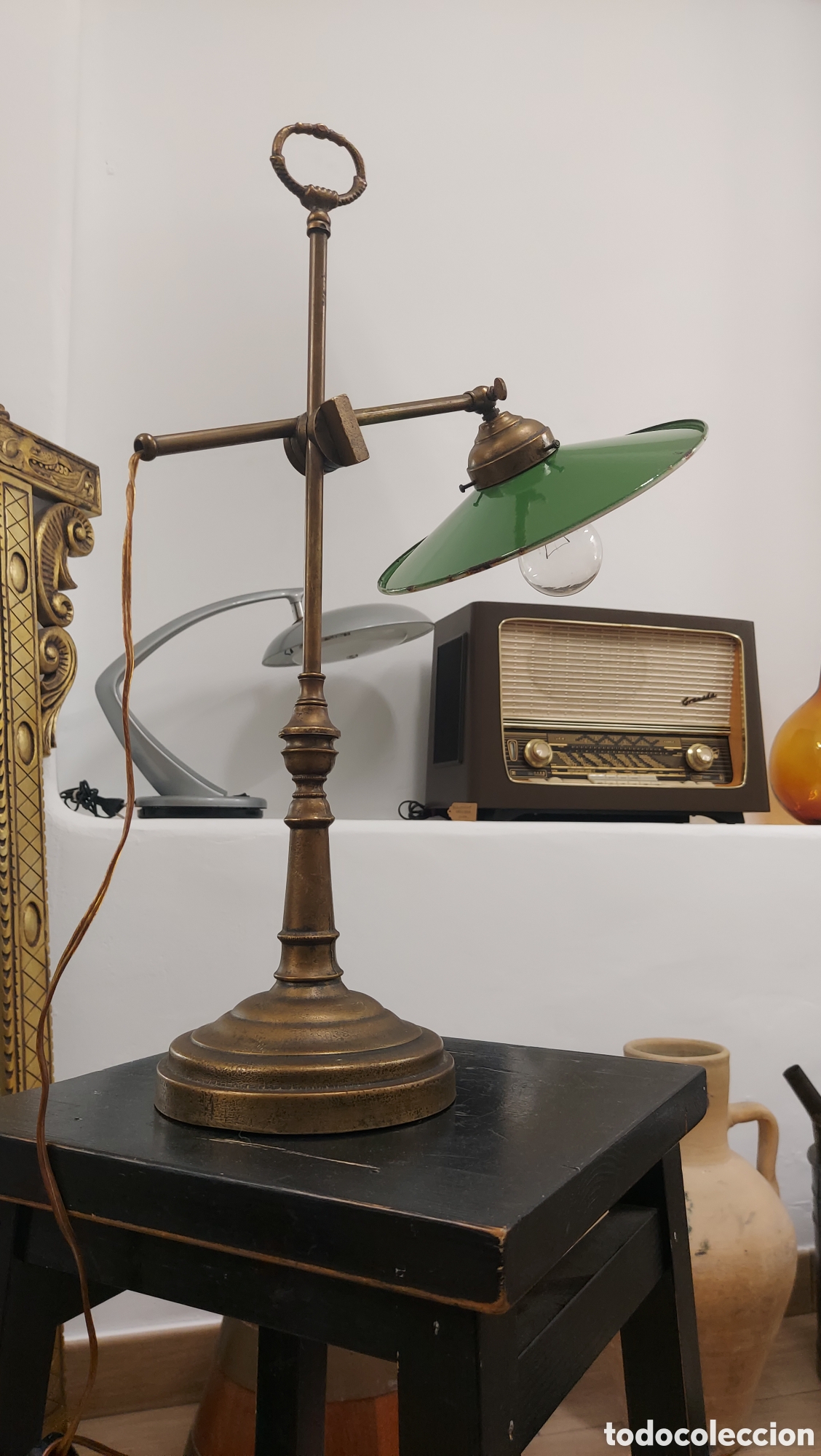 Antig&uuml;edades: L&aacute;mpara de despacho Art Dec&oacute; - Foto 4