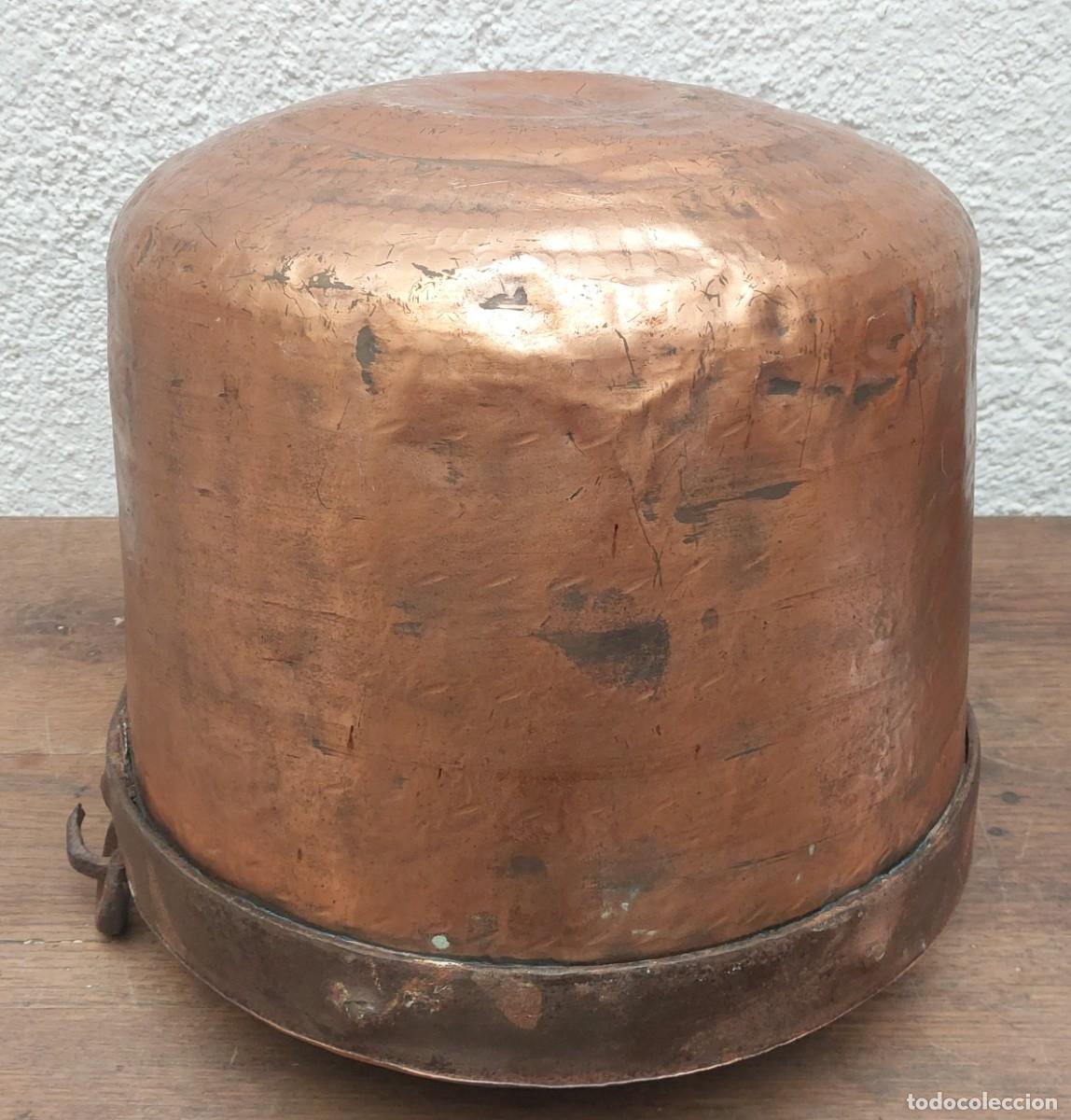 Olla grande de cobre estañado, siglo XIX en venta en Pamono