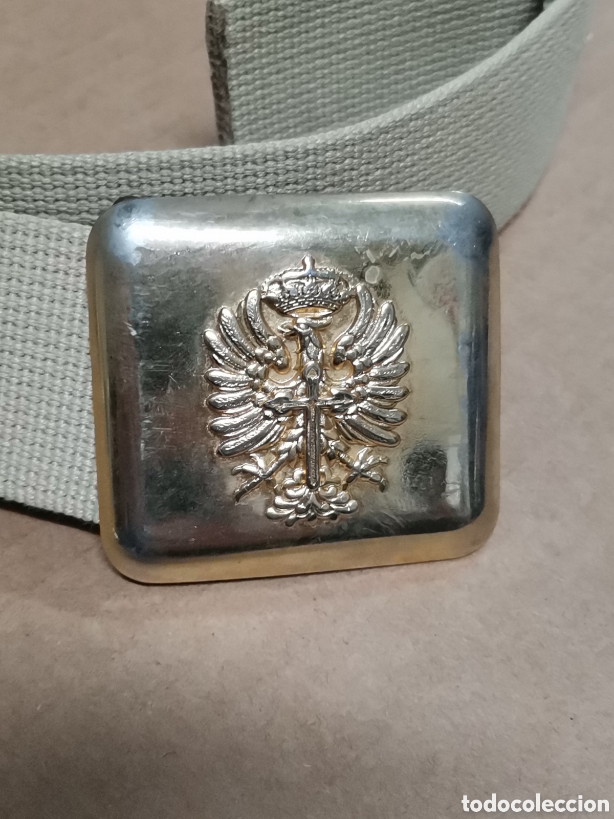 Antig&uuml;edades: Cinturon militar ej&eacute;rcito franco aguila - Foto 2