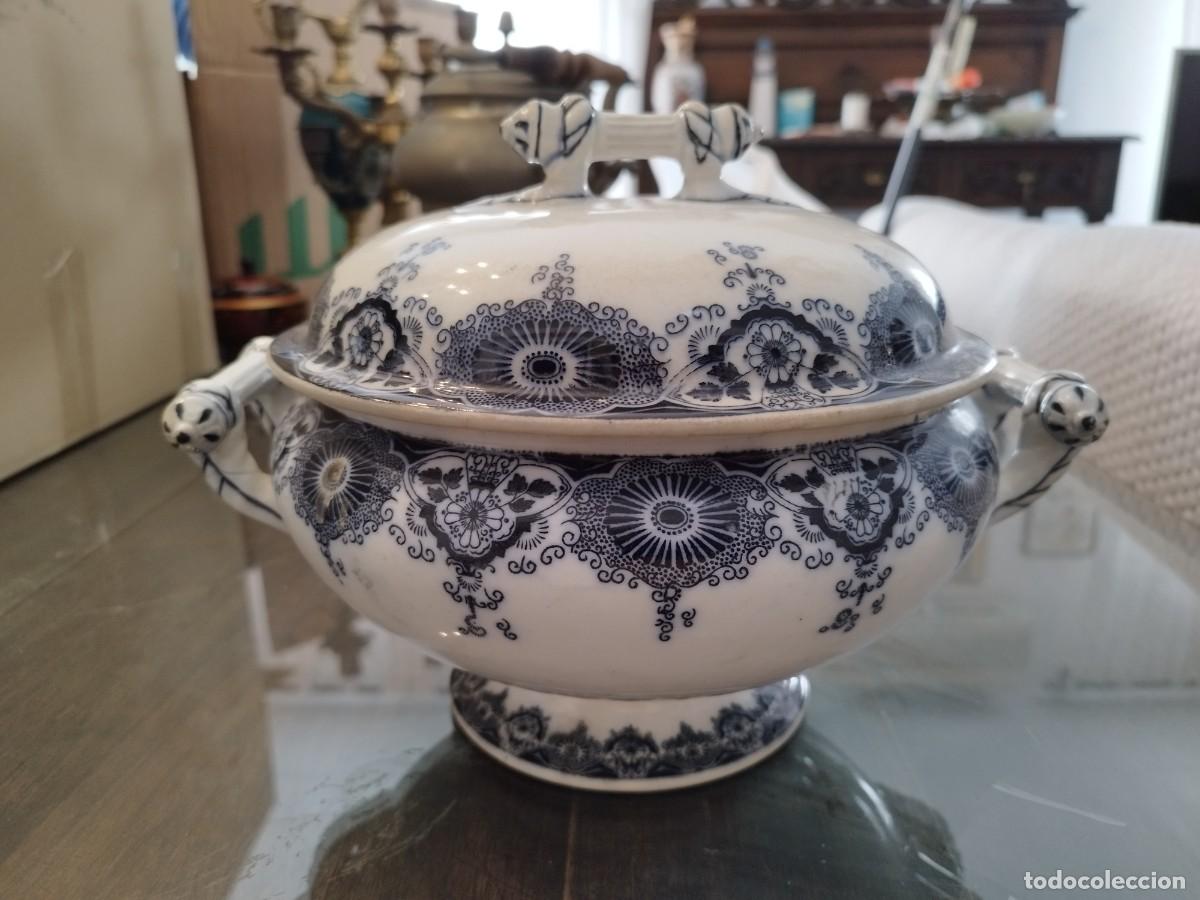 Antig&uuml;edades: Sopera de cer&aacute;mica antigua - Foto 1