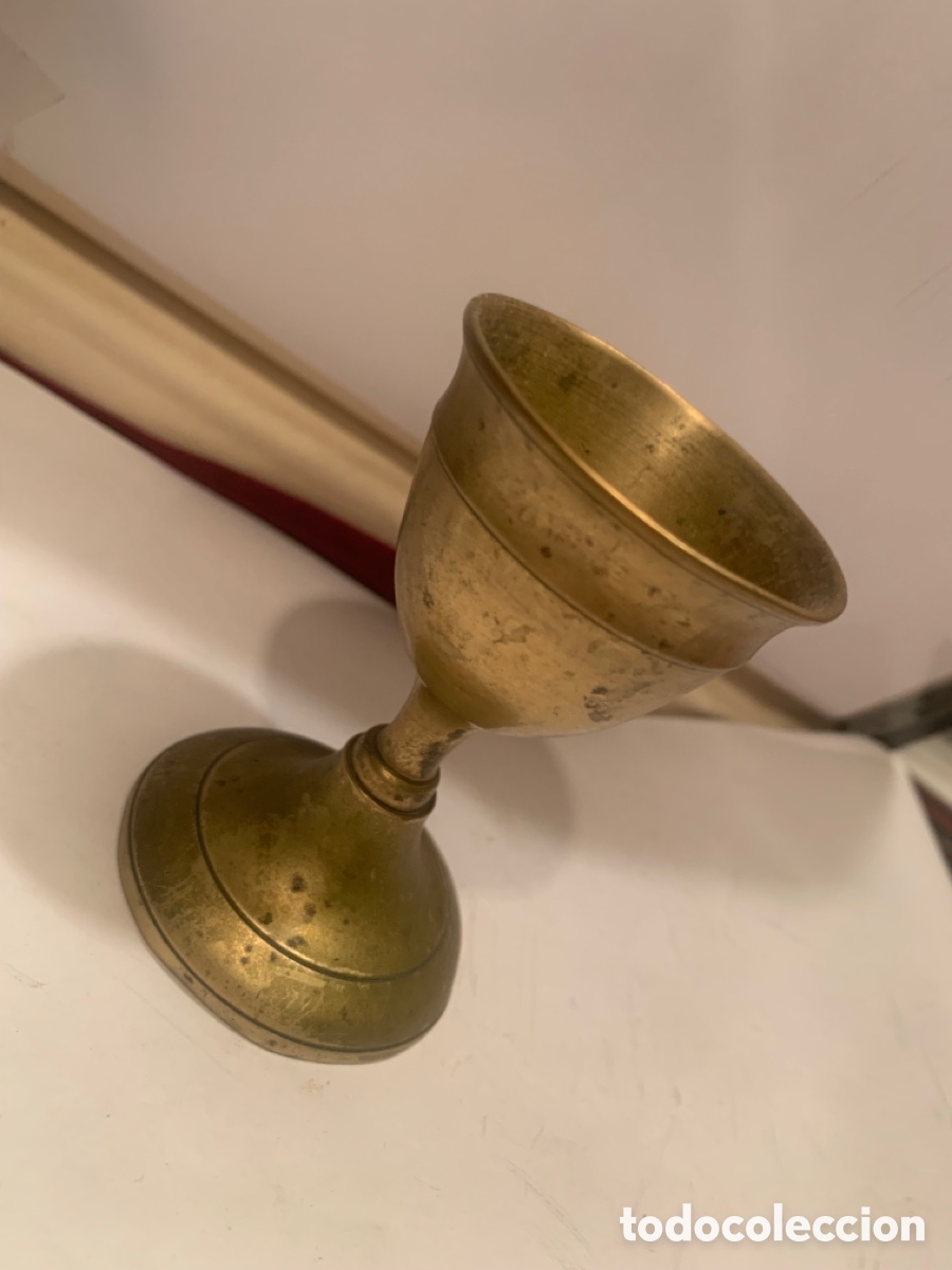 Antig&uuml;edades: Copa de cobre o caliz - Foto 4