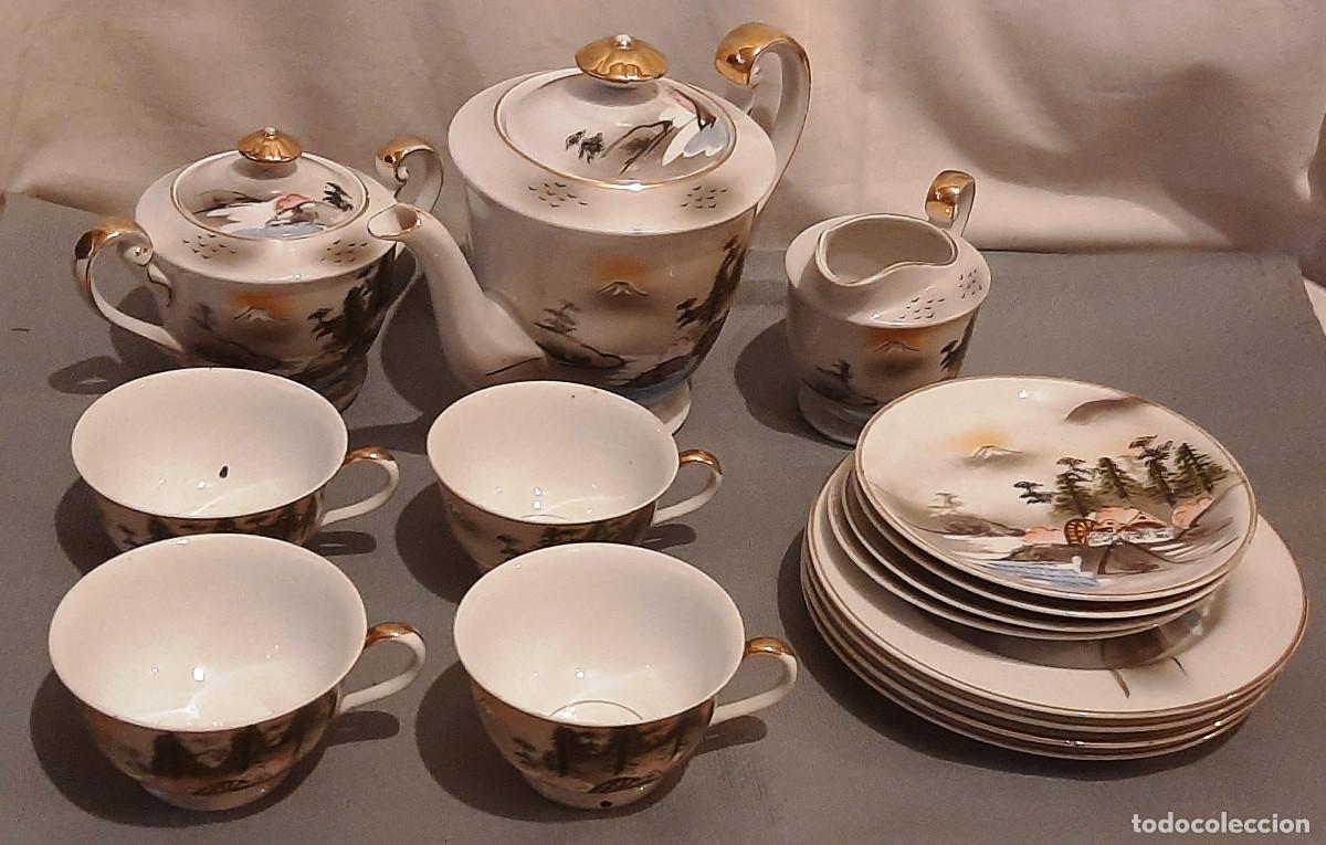 Antig&uuml;edades: Juego de t&eacute; japon&eacute;s - Foto 2