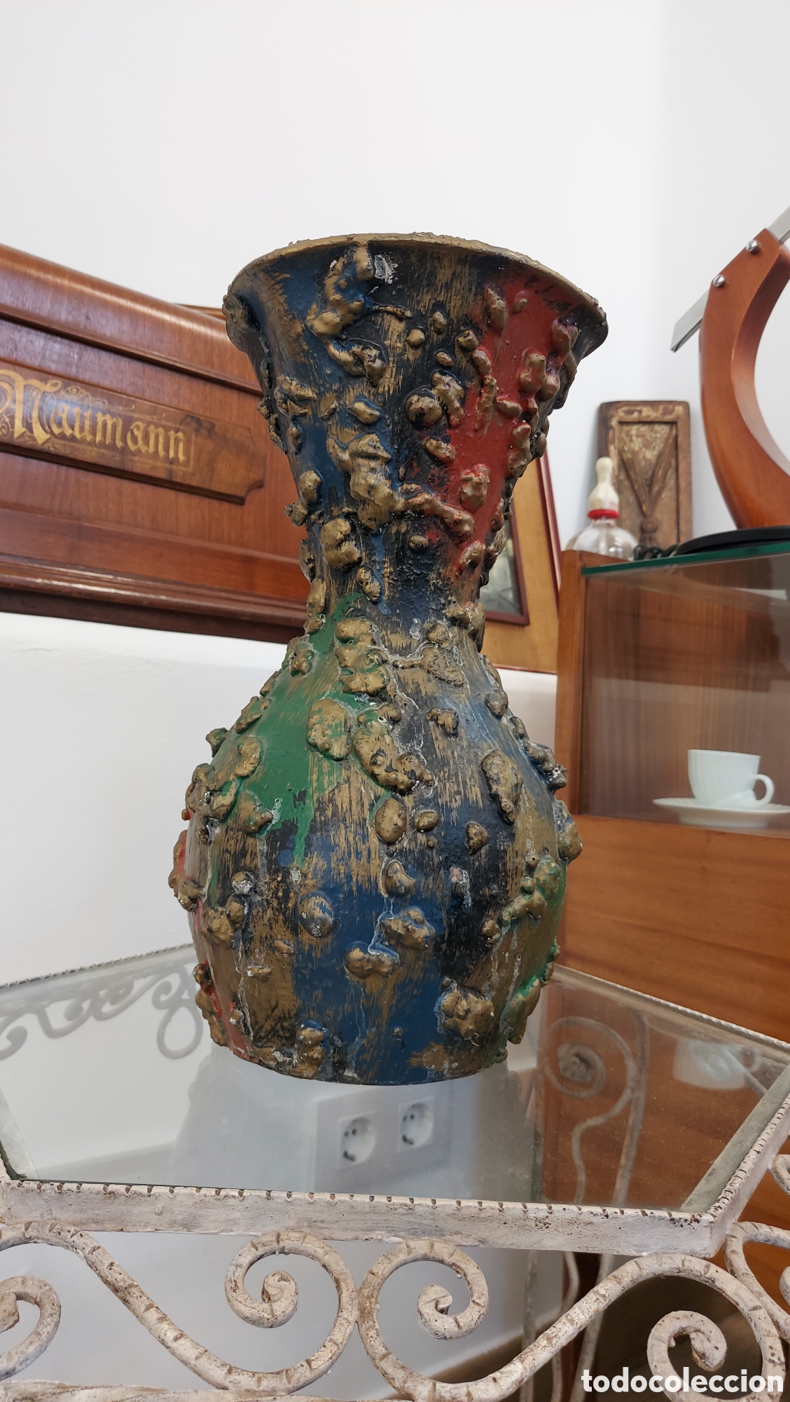Antig&uuml;edades: Jarr&oacute;n Fat lava circa 1950 - Foto 1