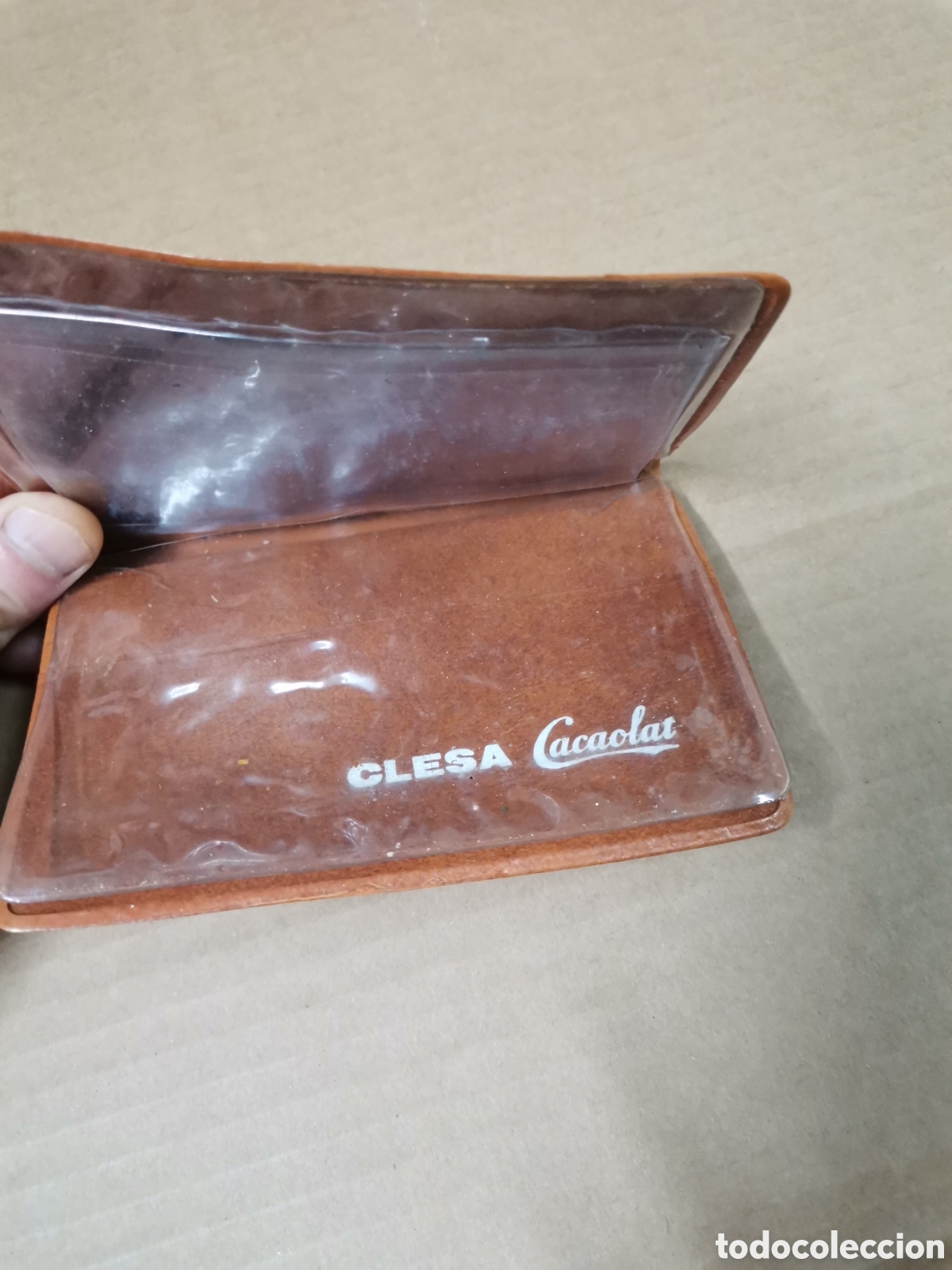 Antig&uuml;edades: Tarjetero billetero letona clesa cacaolat - Foto 2
