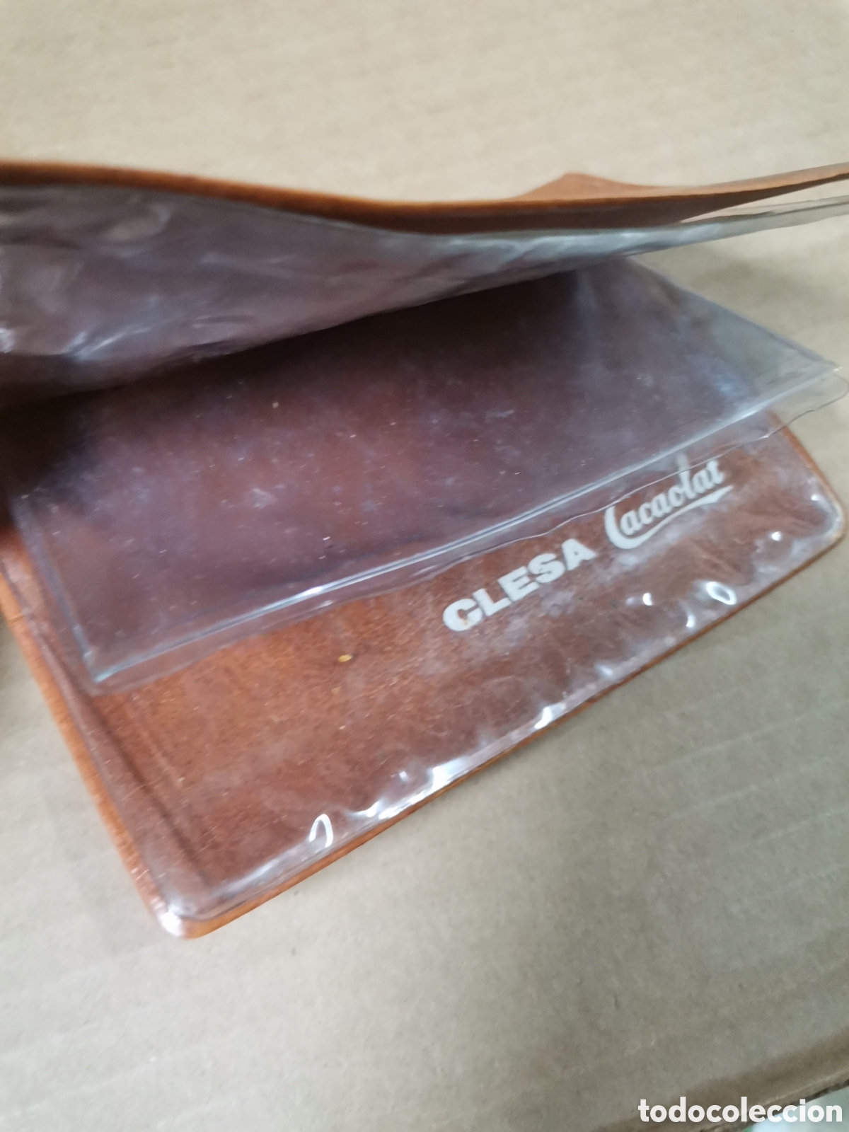 Antig&uuml;edades: Tarjetero billetero letona clesa cacaolat - Foto 3