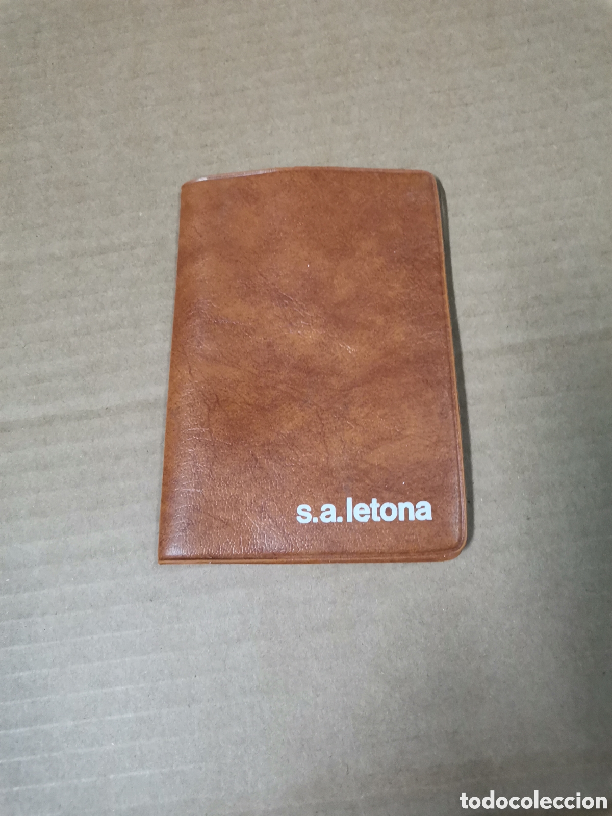 Antig&uuml;edades: Tarjetero billetero letona clesa cacaolat - Foto 1