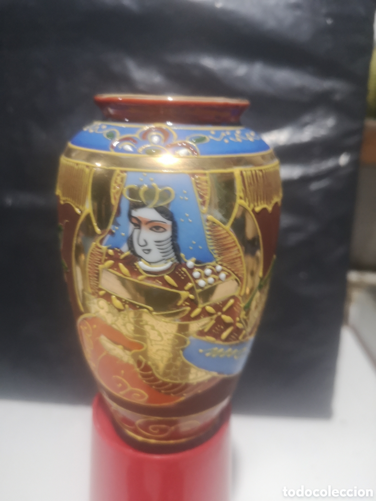 Antig&uuml;edades: 3 TARROS PORCELANA CHINA - Foto 2