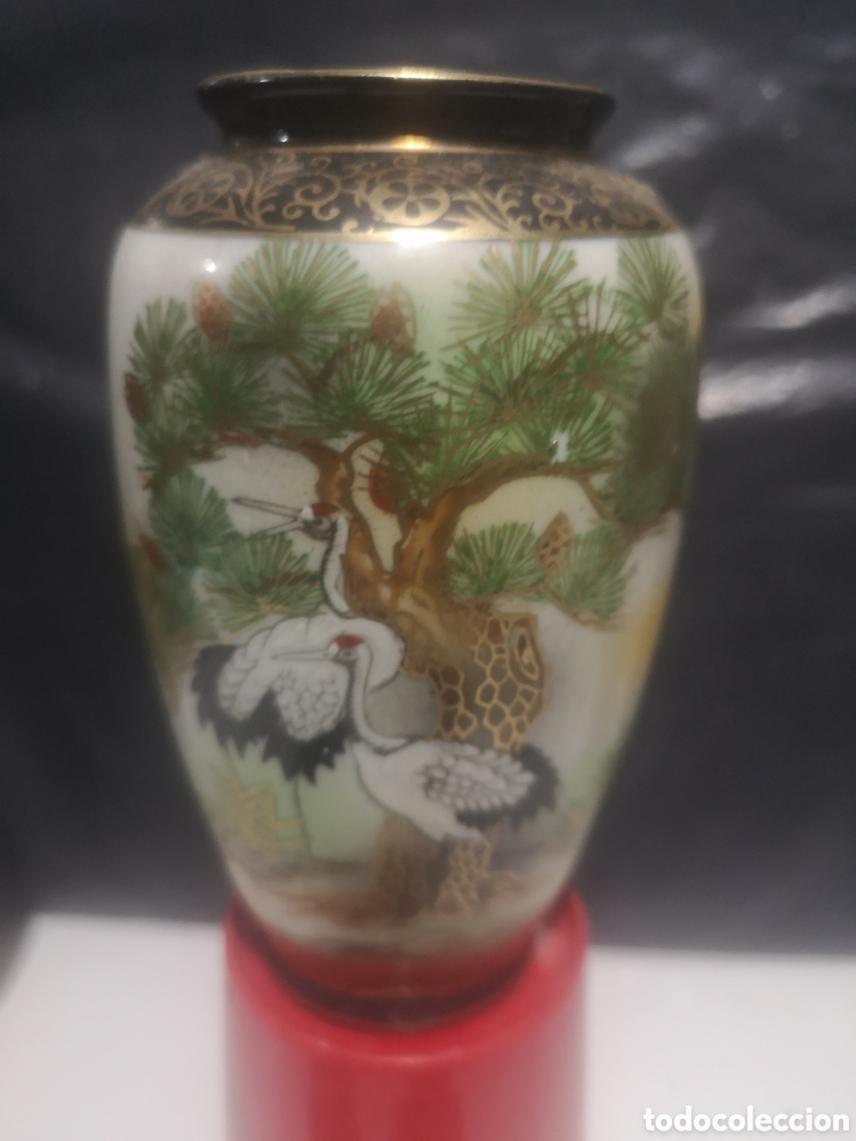 Antig&uuml;edades: 3 TARROS PORCELANA CHINA - Foto 4