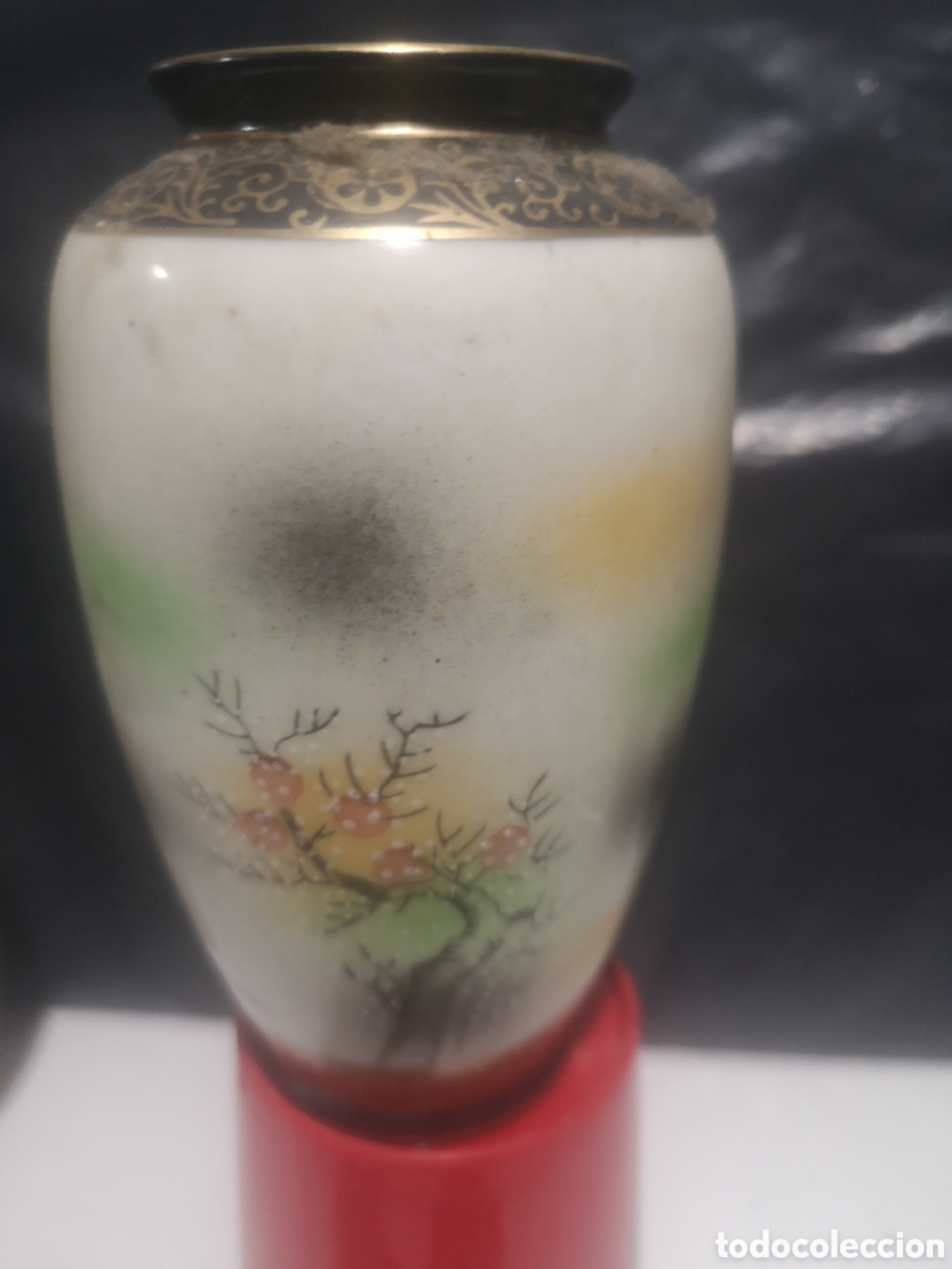 Antig&uuml;edades: 3 TARROS PORCELANA CHINA - Foto 5