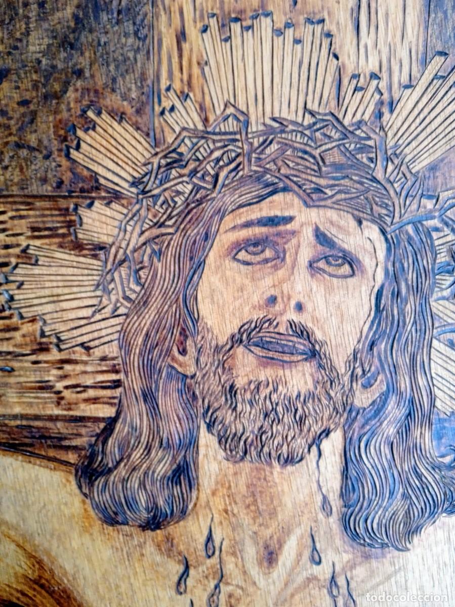 Antig&uuml;edades: Cuadro con imagen de Cristo - Foto 2