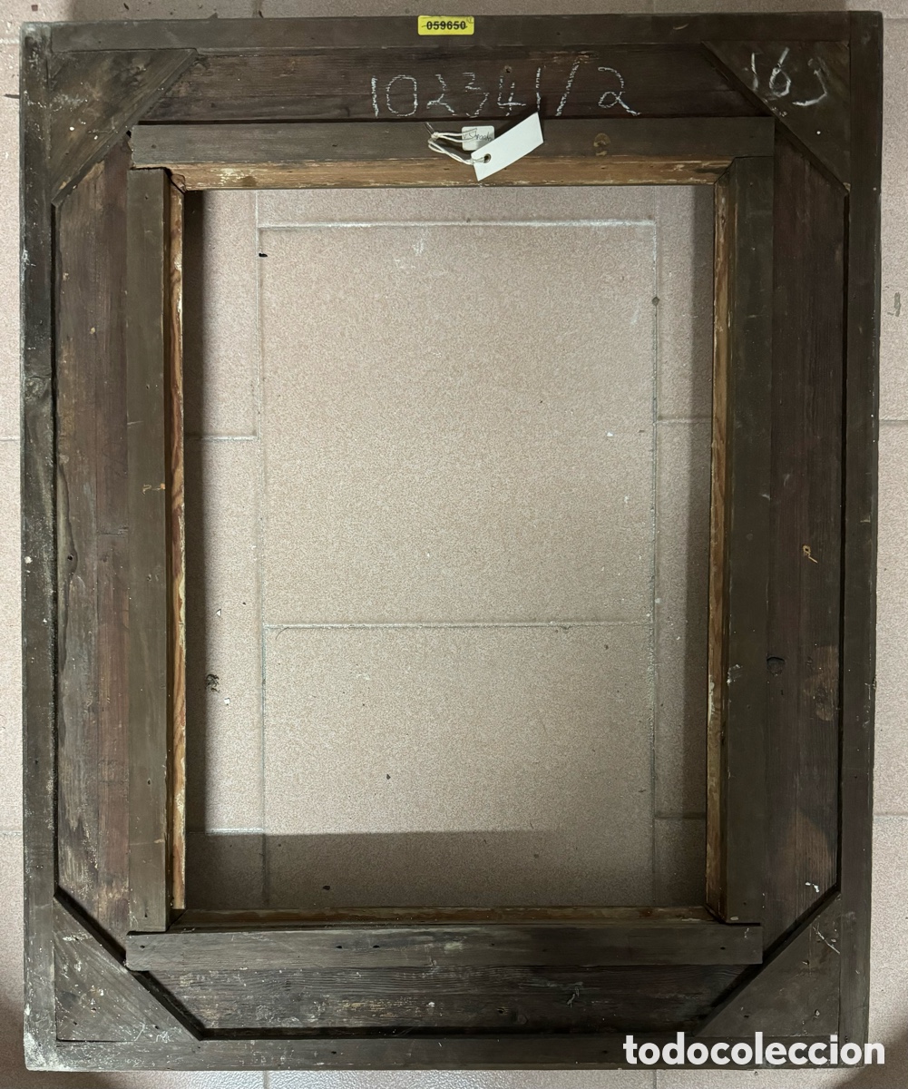 Antig&uuml;edades: Marco dorado del siglo XIX - Foto 6
