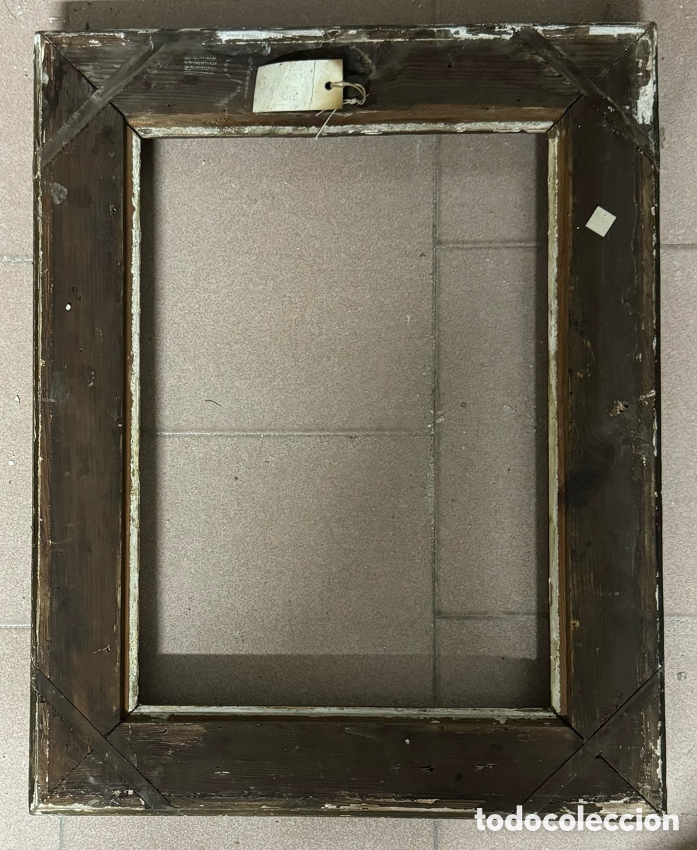 Antig&uuml;edades: Marco dorado del siglo XIX - Foto 6