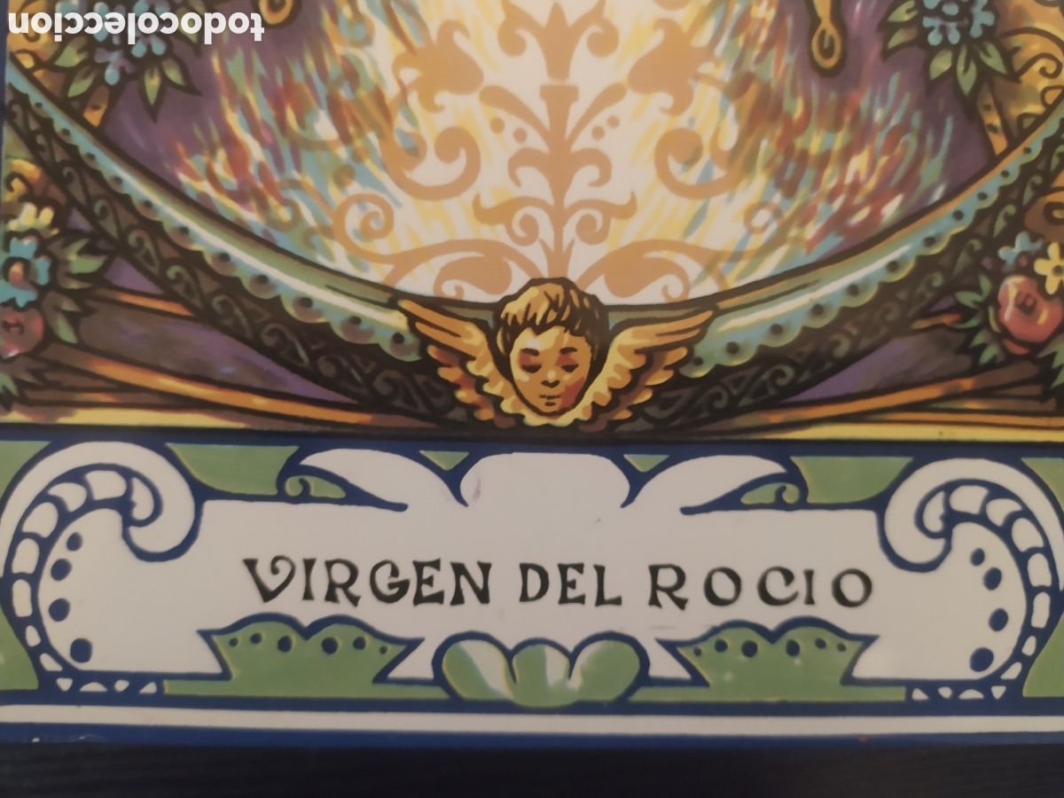 Antig&uuml;edades: Azulejo Virgen del Roc&iacute;o - Foto 5