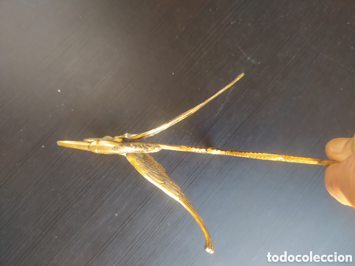 Antig&uuml;edades: Aves del para&iacute;so en bronce lat&oacute;n - Foto 4