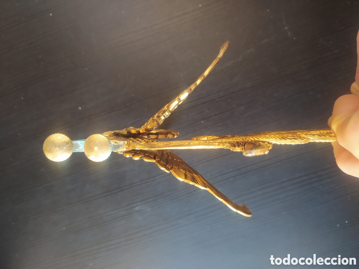 Antig&uuml;edades: Aves del para&iacute;so en bronce lat&oacute;n - Foto 7