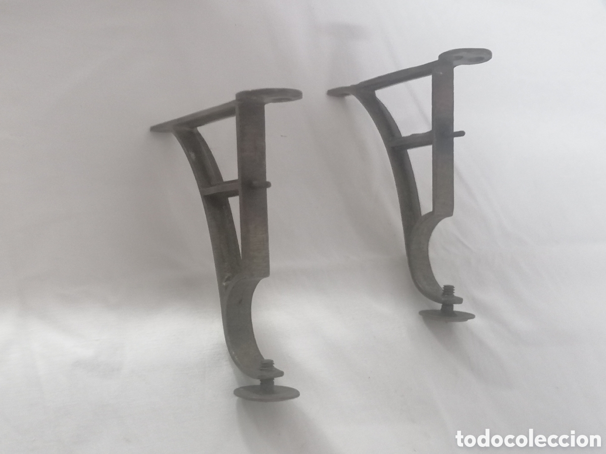 Antig&uuml;edades: Soportes de estante antiguos - Foto 3