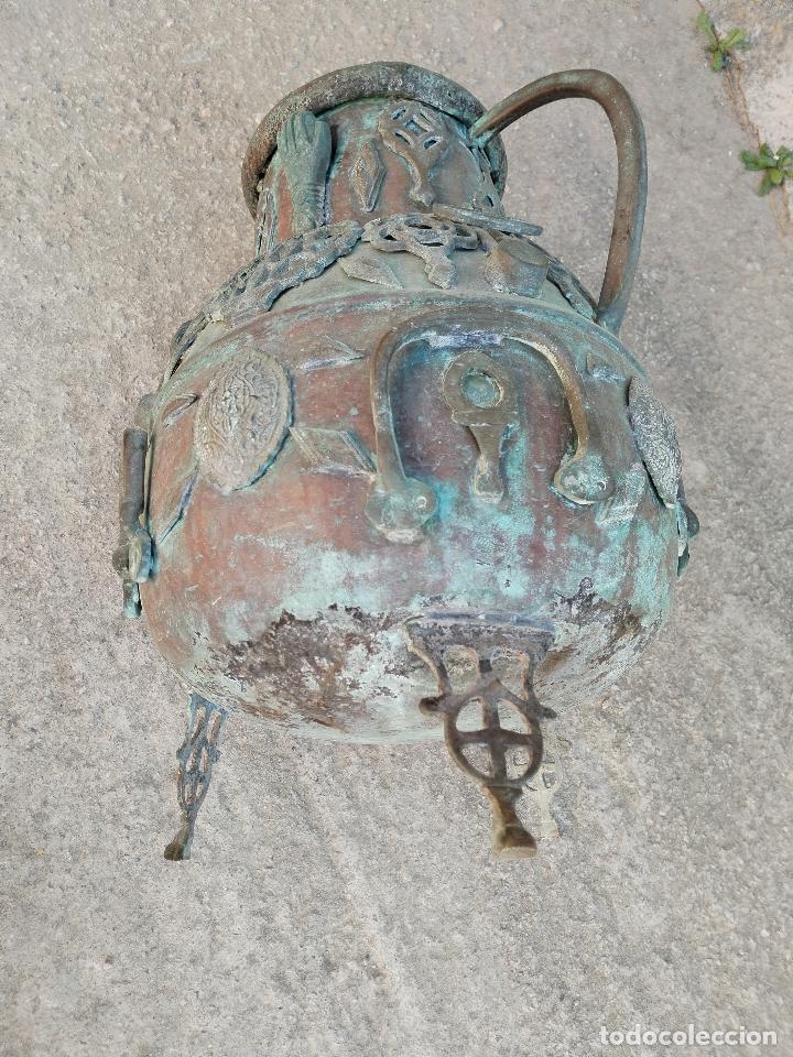 Antig&uuml;edades: tinaja turca de bronce - Foto 9