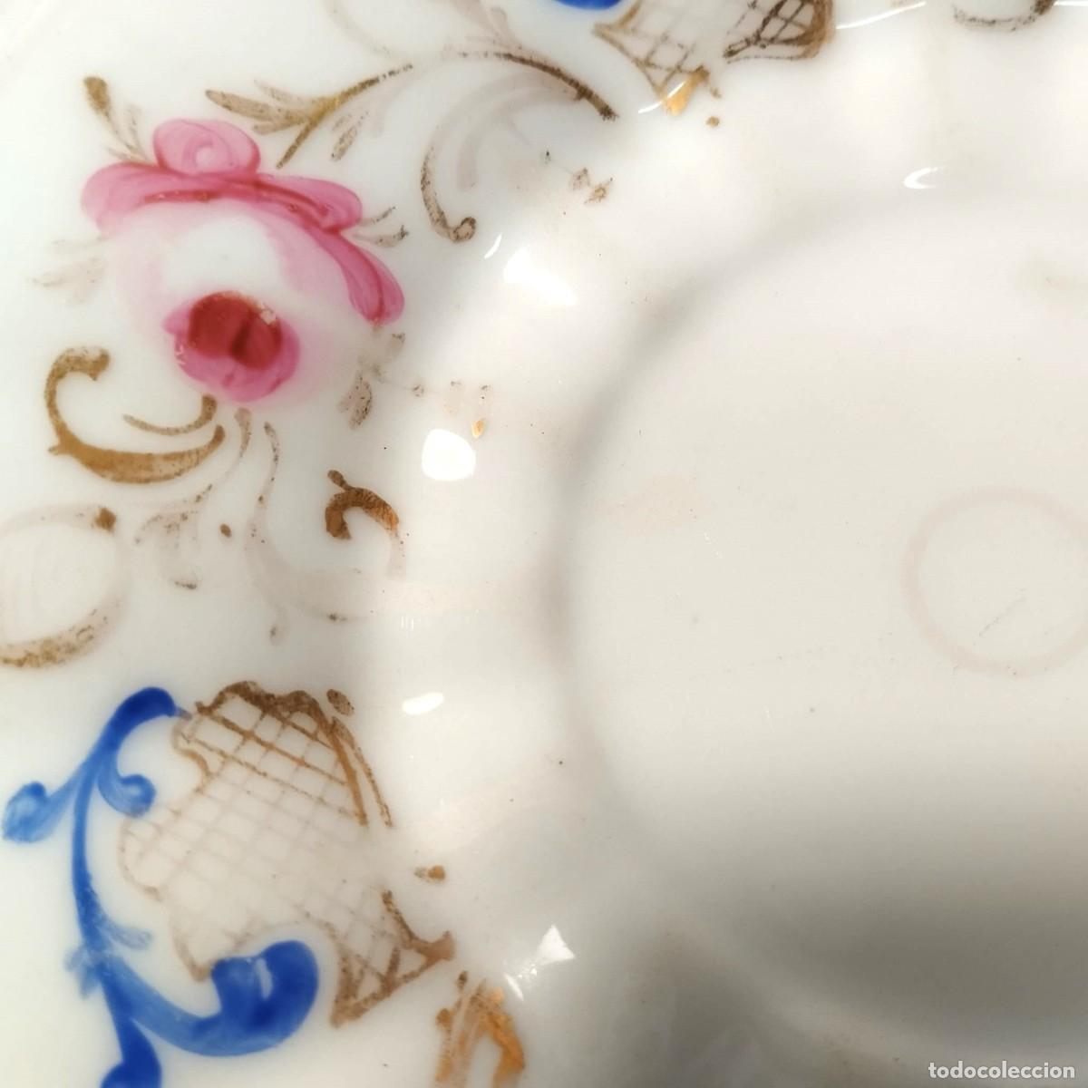 Antig&uuml;edades: TAZA Y PLATO DE &Eacute;POCA ISABELINA - Foto 6
