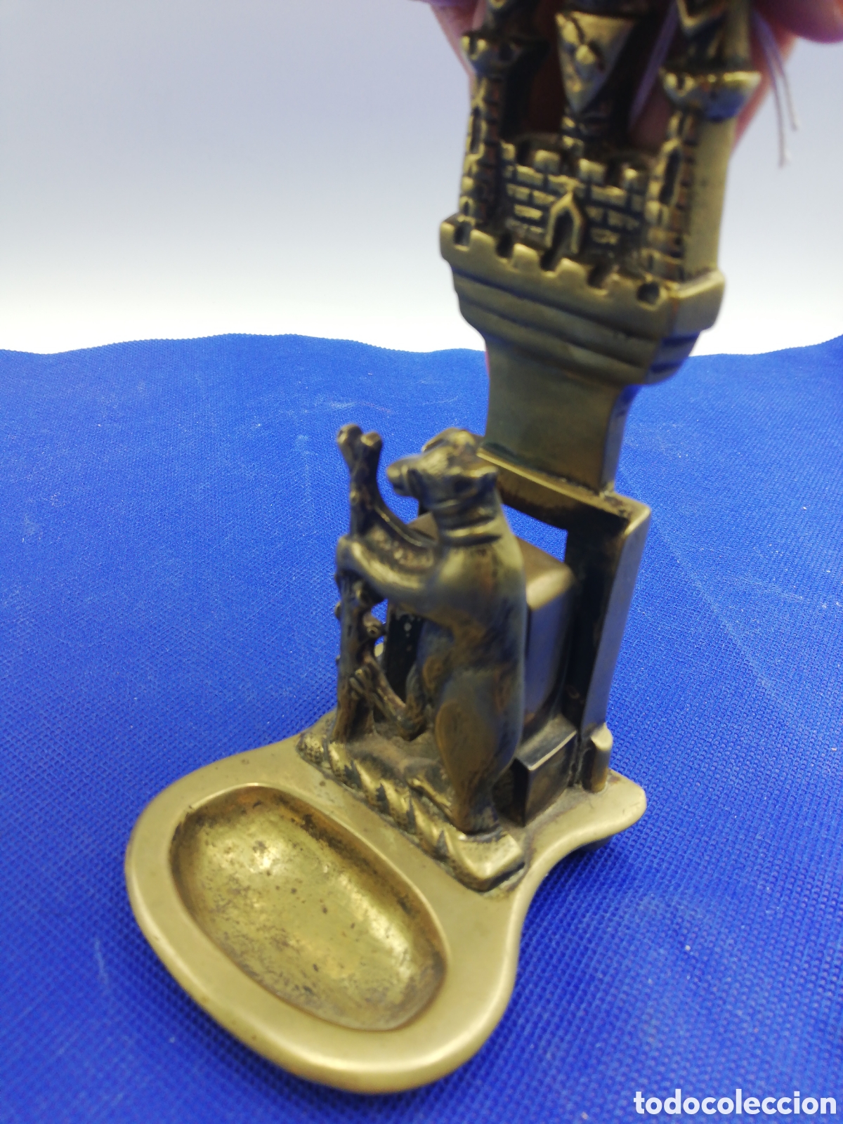 Antig&uuml;edades: Figura de bronce o benditera. - Foto 6