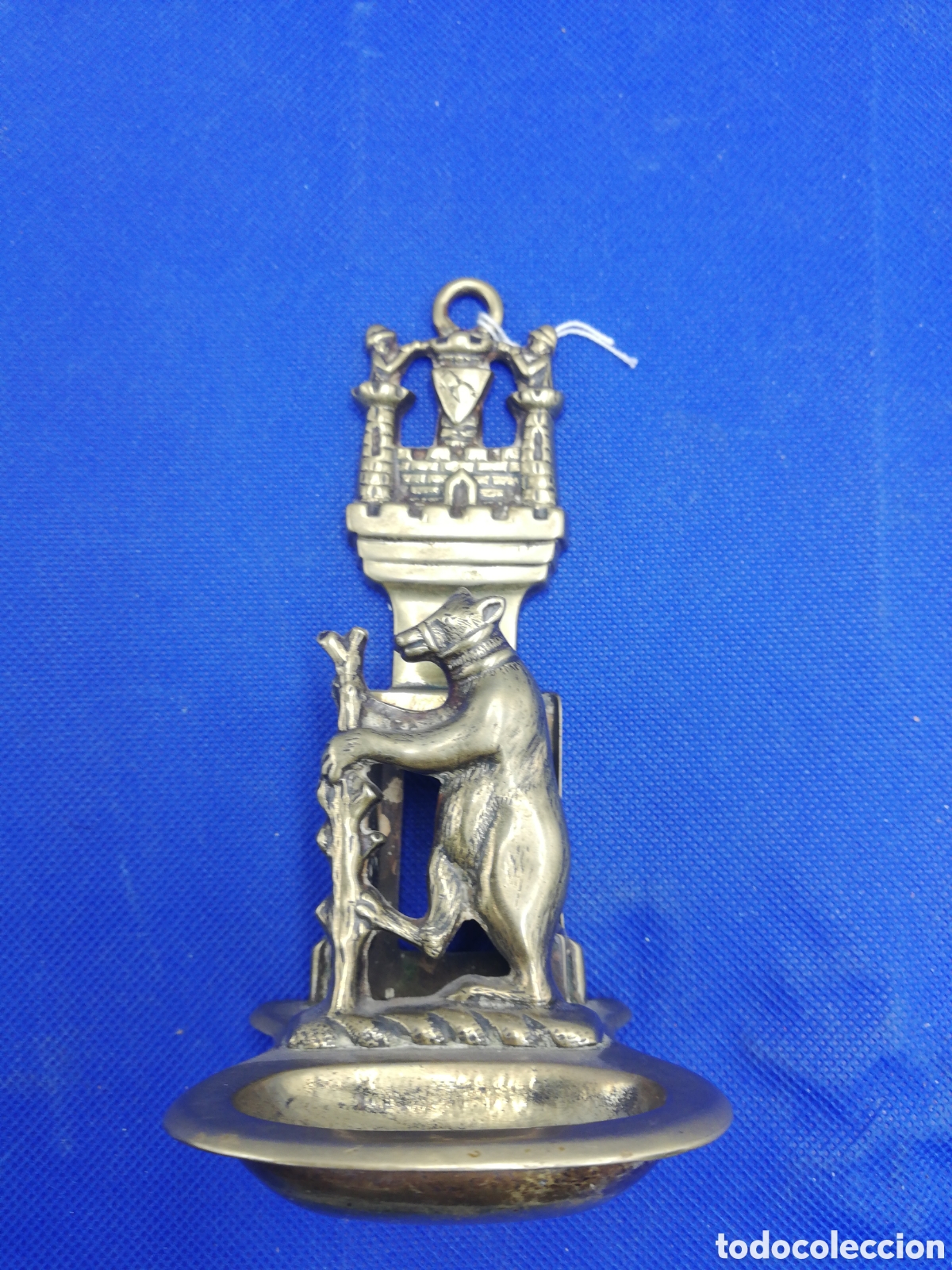 Antig&uuml;edades: Figura de bronce o benditera. - Foto 1