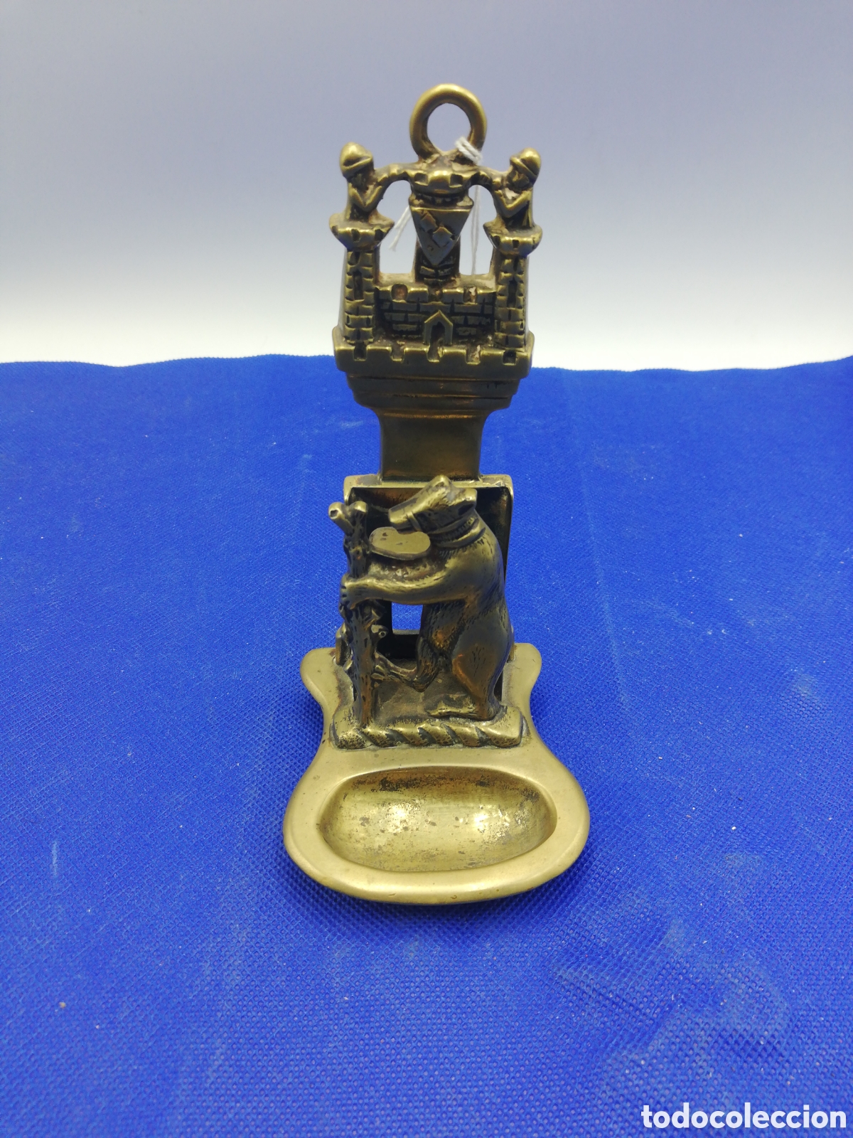 Antig&uuml;edades: Figura de bronce o benditera. - Foto 2