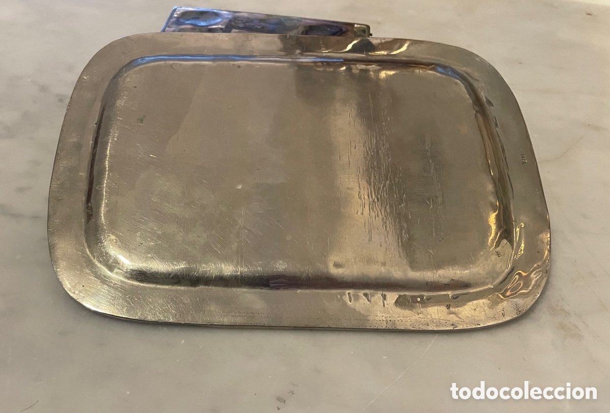Antig&uuml;edades: BANDEJA Y CAJA MADREPERLA - Foto 5