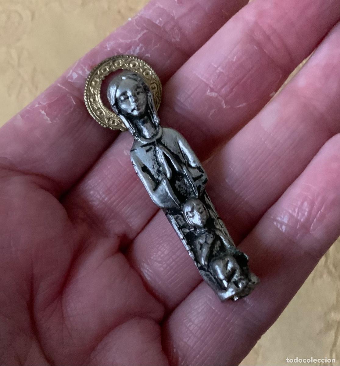Antig&uuml;edades: VIRGEN CON NI&Ntilde;O MINIATURA - Foto 8