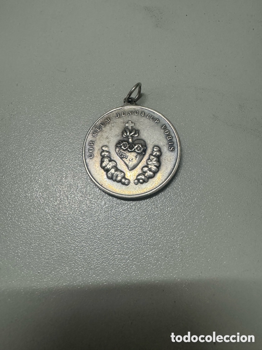 Antig&uuml;edades: medalla virgen maria sin pecado concebida plata - Foto 1