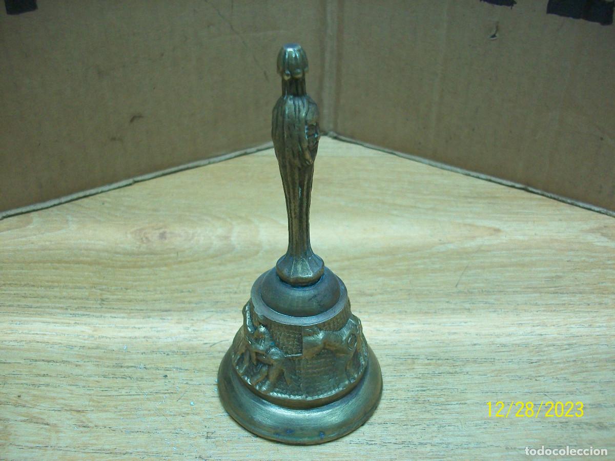 Antig&uuml;edades: ANTIGUA CAMPANILLA DE BRONCE - Foto 2