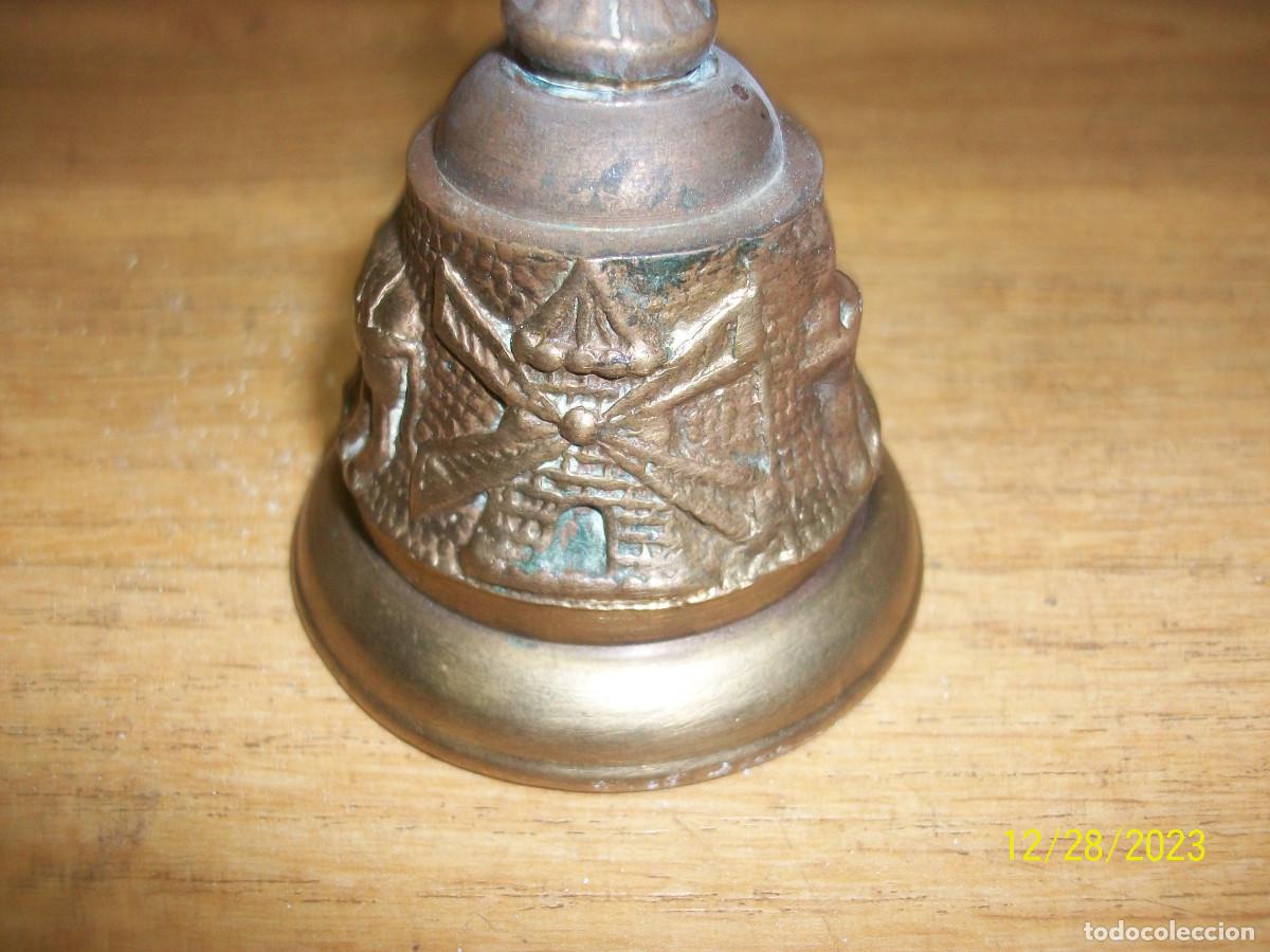 Antig&uuml;edades: ANTIGUA CAMPANILLA DE BRONCE - Foto 6