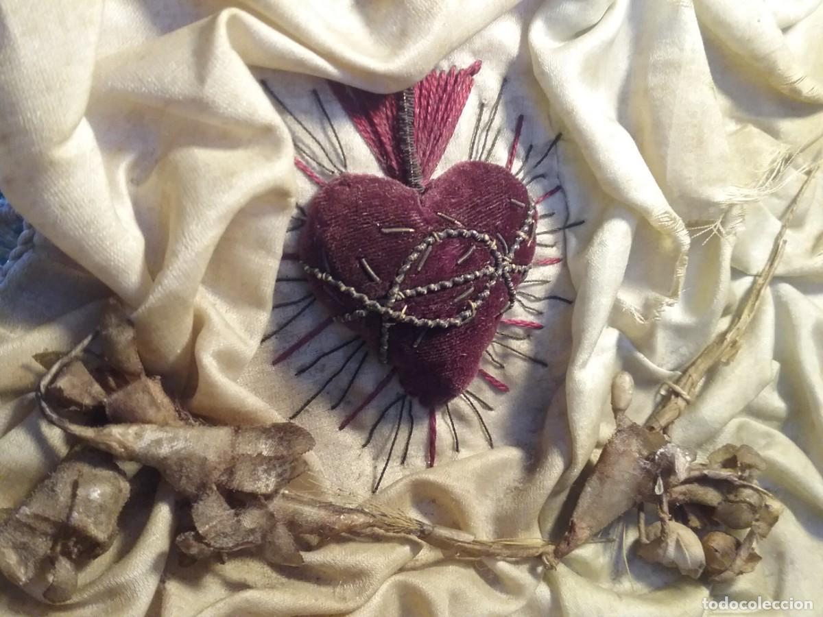 Antig&uuml;edades: MUY RARO CORAZ&Oacute;N DE JESUS - Foto 2