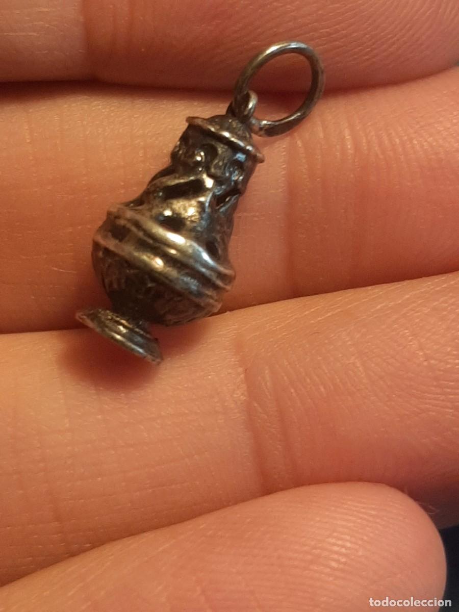Antig&uuml;edades: Colgante botafumeiro plata - Foto 2