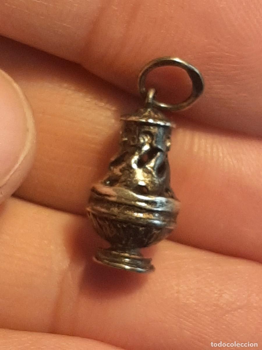 Antig&uuml;edades: Colgante botafumeiro plata - Foto 4