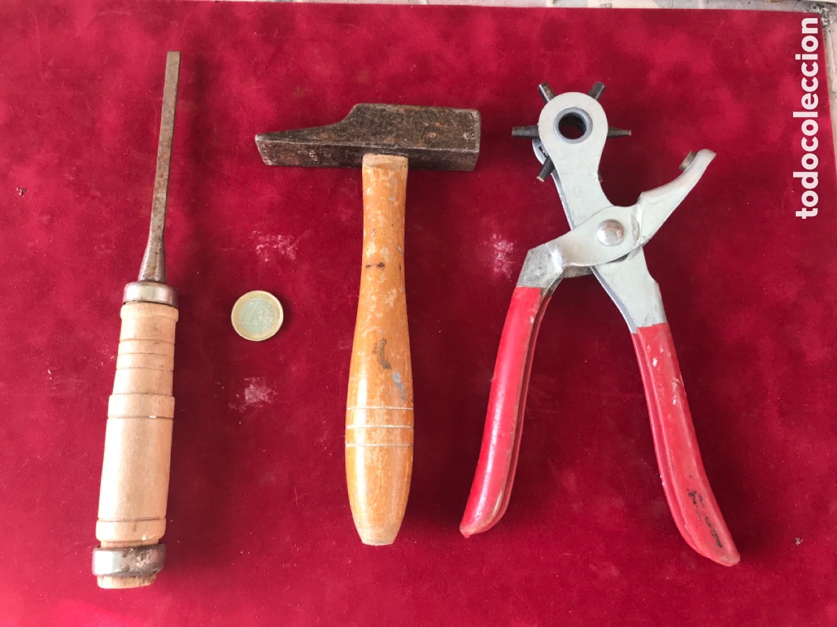 Antig&uuml;edades: Lote de tres herramientas - Foto 1