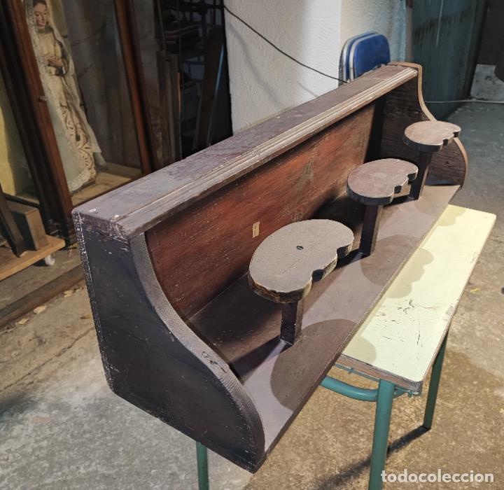 Antig&uuml;edades: EXCELENTE PERCHA RUSTICA TRES COLGADORES - Foto 2