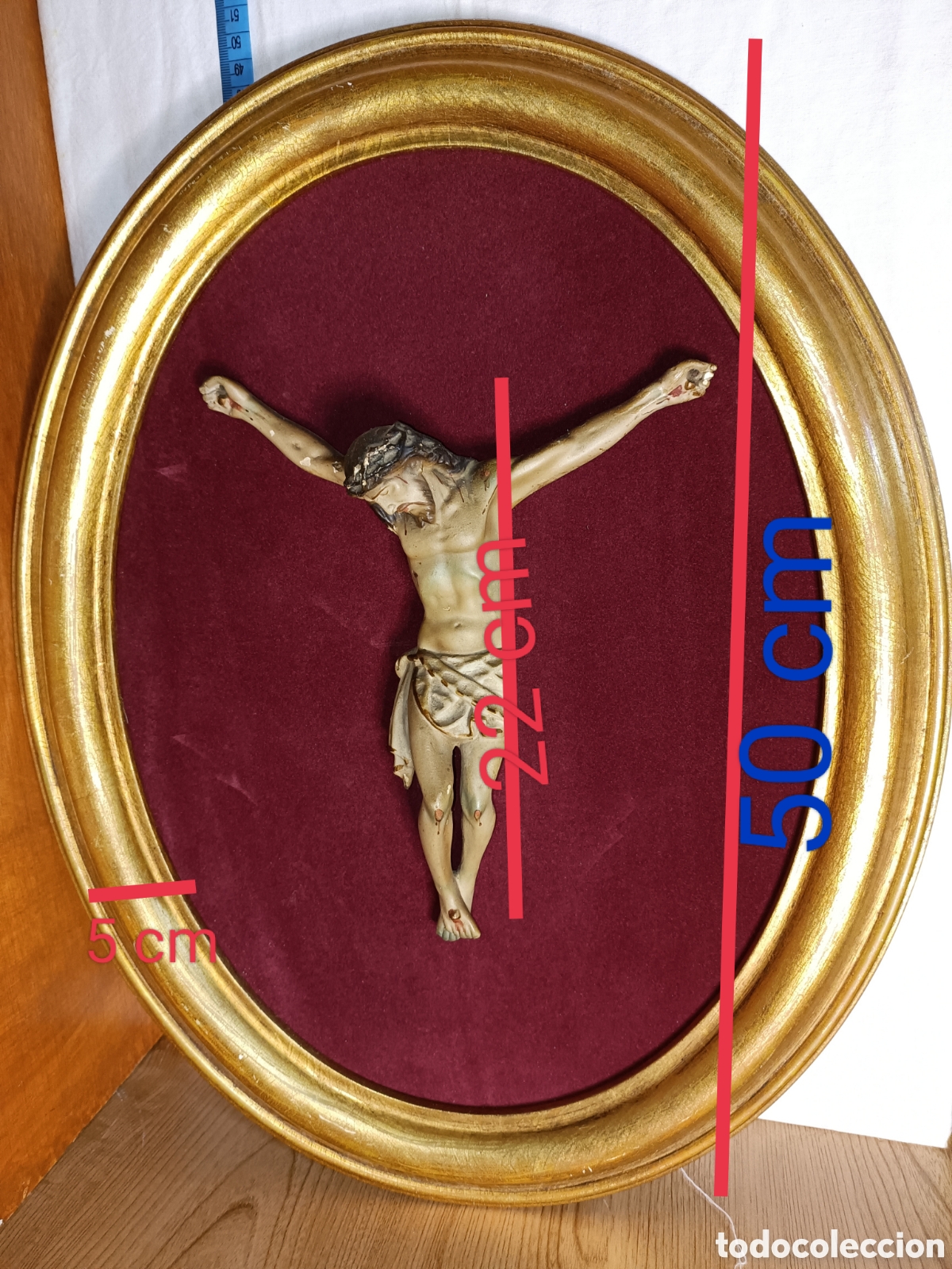 Antig&uuml;edades: Cuadro crucifijo - Foto 3