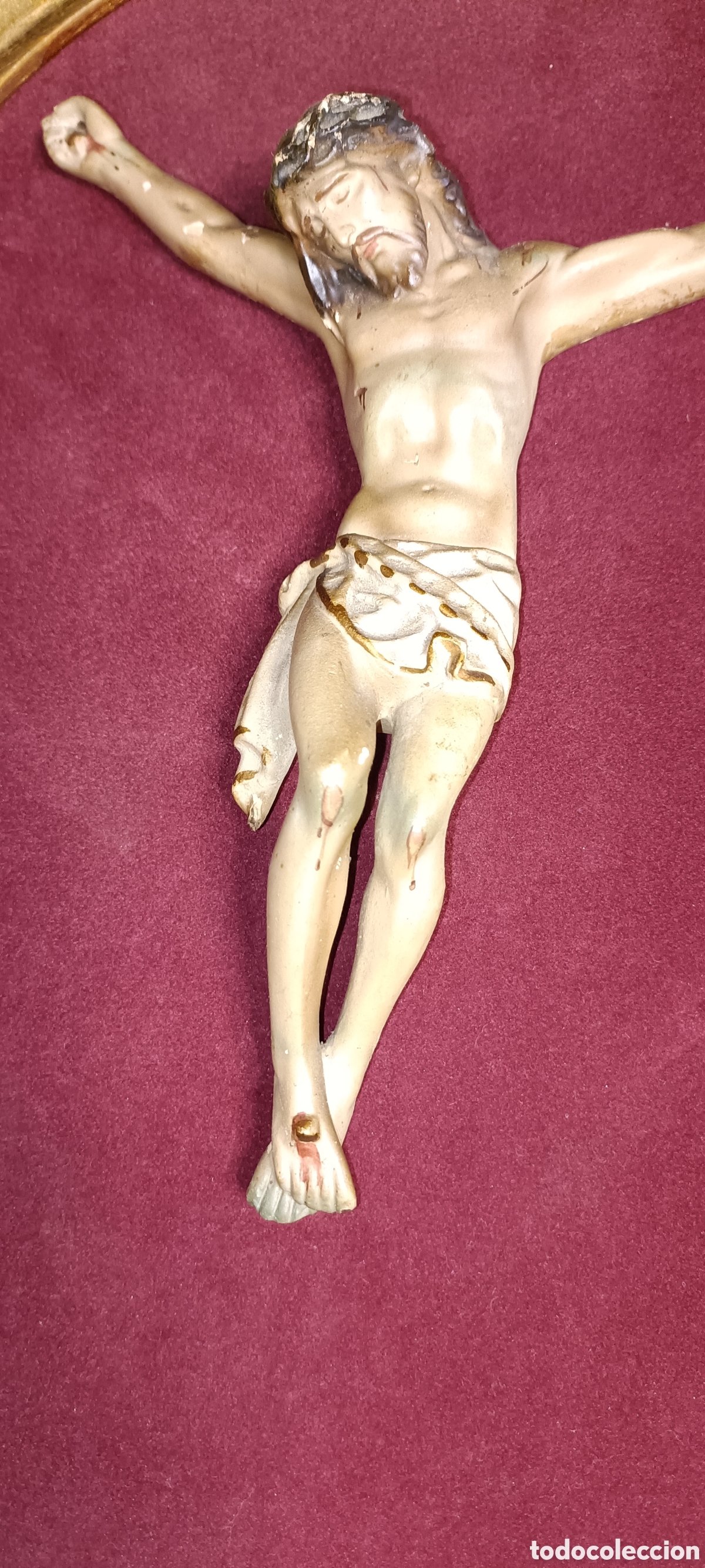 Antig&uuml;edades: Cuadro crucifijo - Foto 4