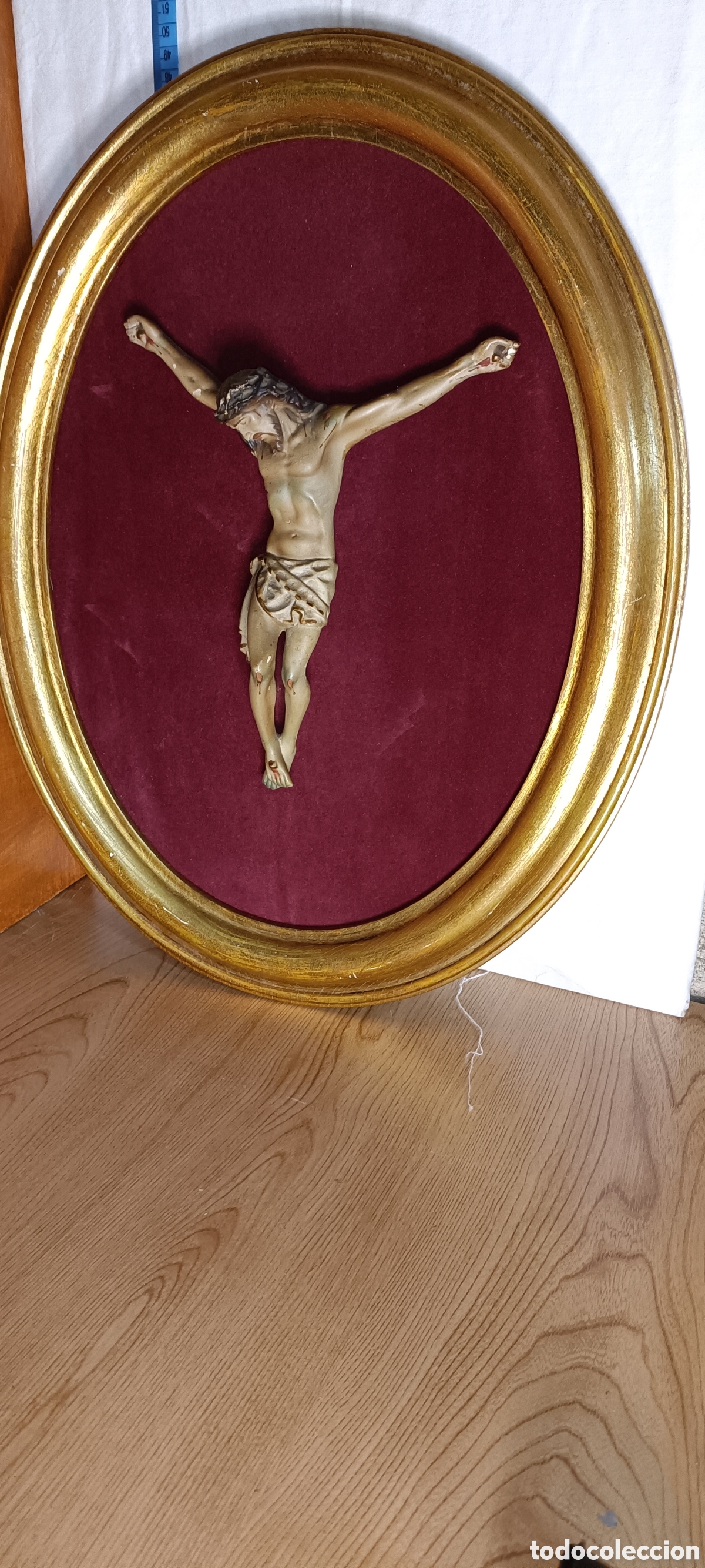 Antig&uuml;edades: Cuadro crucifijo - Foto 2