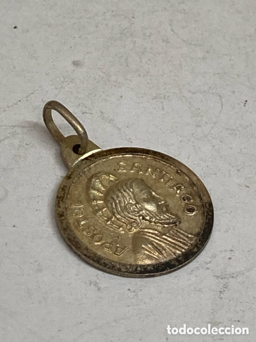 Antig&uuml;edades: Medalla de plata religiosa C140 - Foto 1