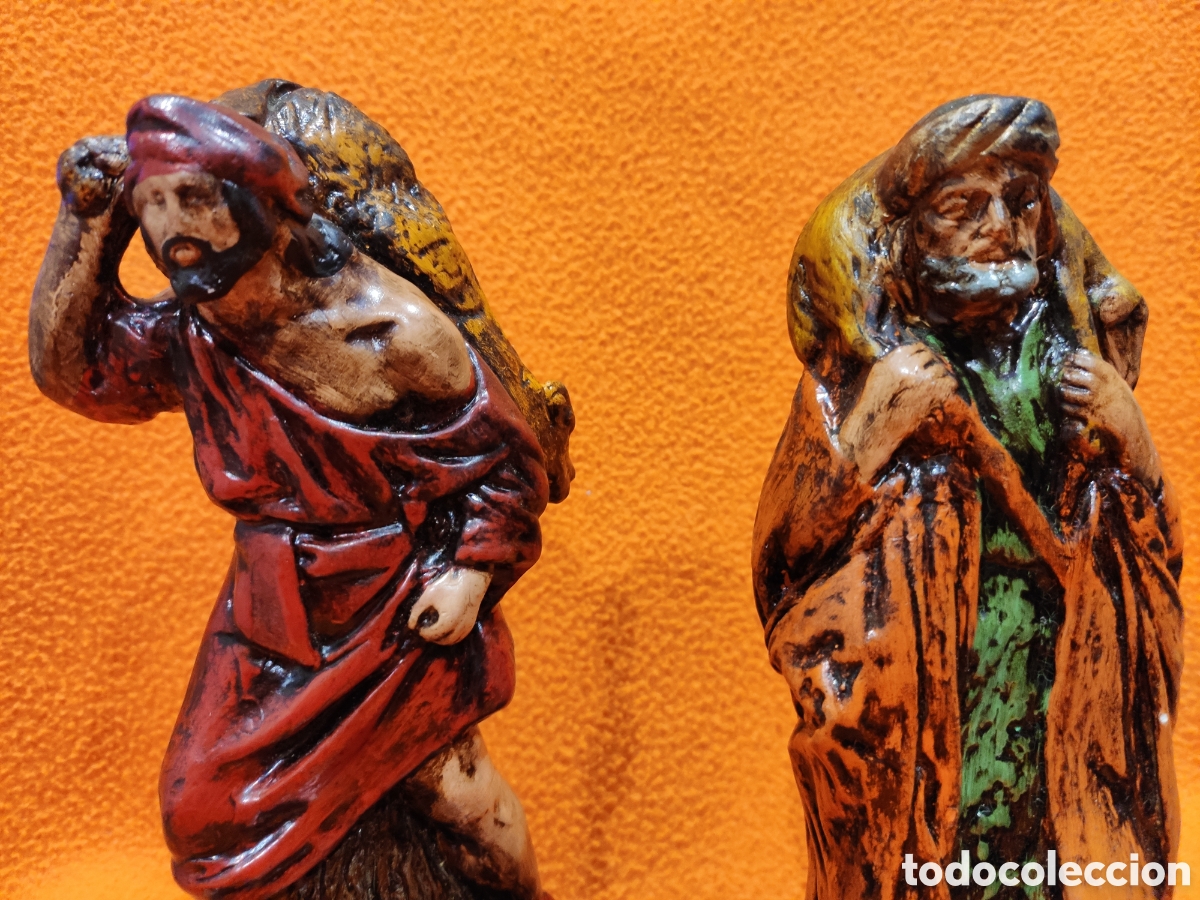 Antig&uuml;edades: Conjunto 2 pastores antiguos. - Foto 3