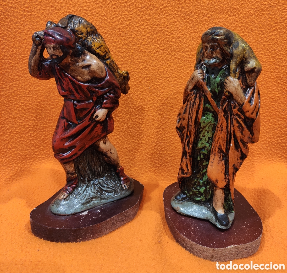 Antig&uuml;edades: Conjunto 2 pastores antiguos. - Foto 4